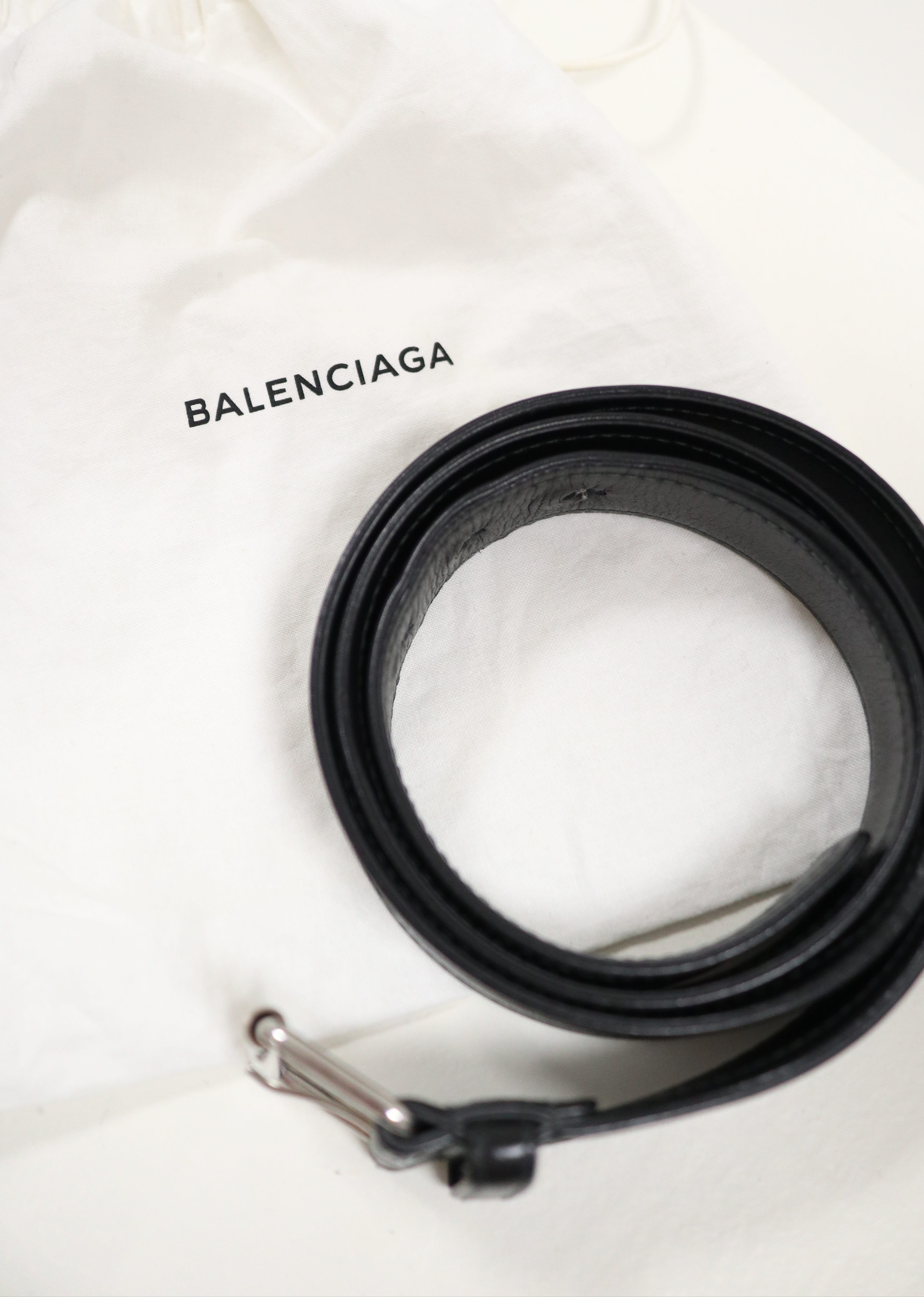BALENCIAGA Logo Belt