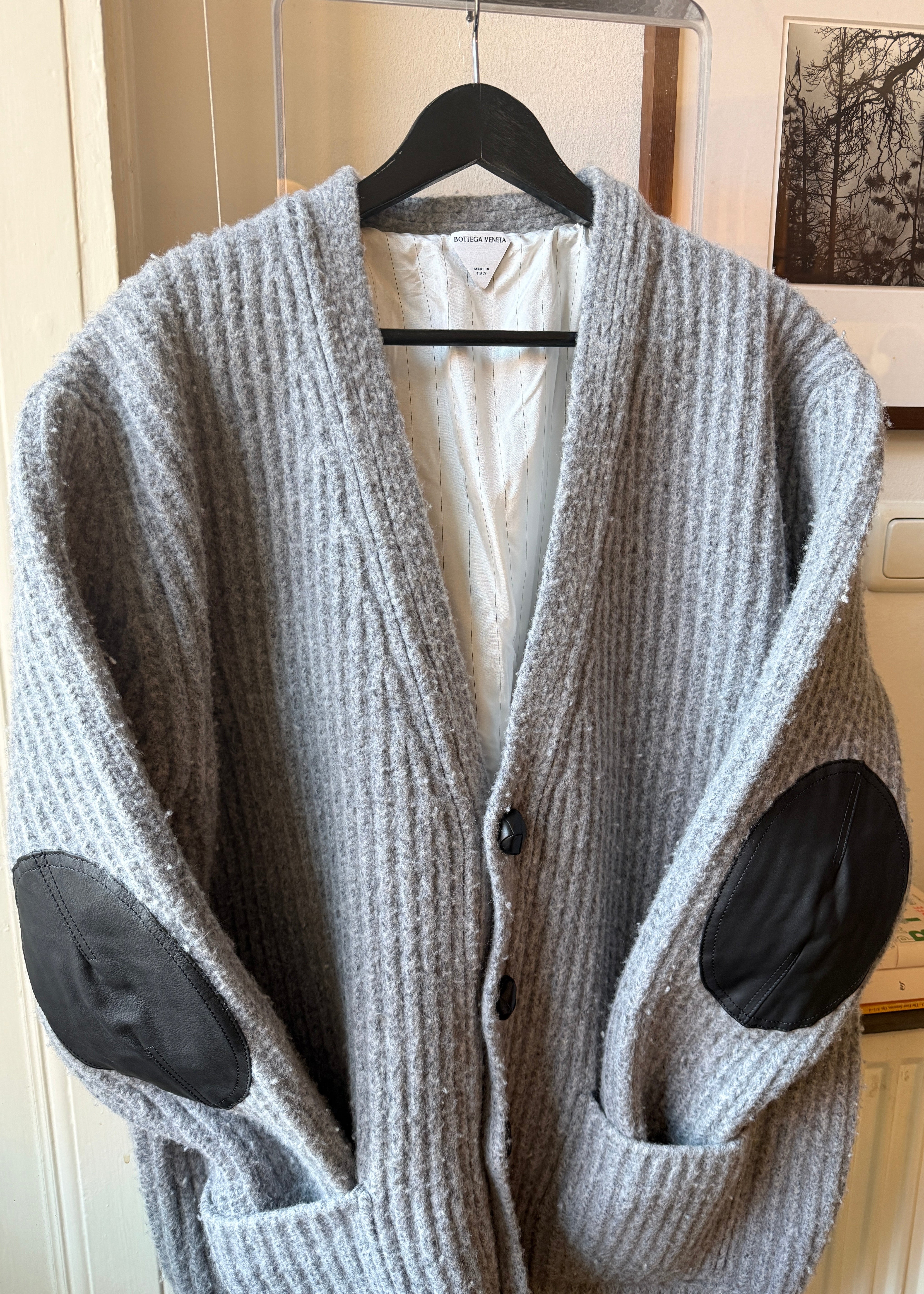 Bottega Veneta Elbow Patch Cardigan - M Second Hand – Dear Berlin