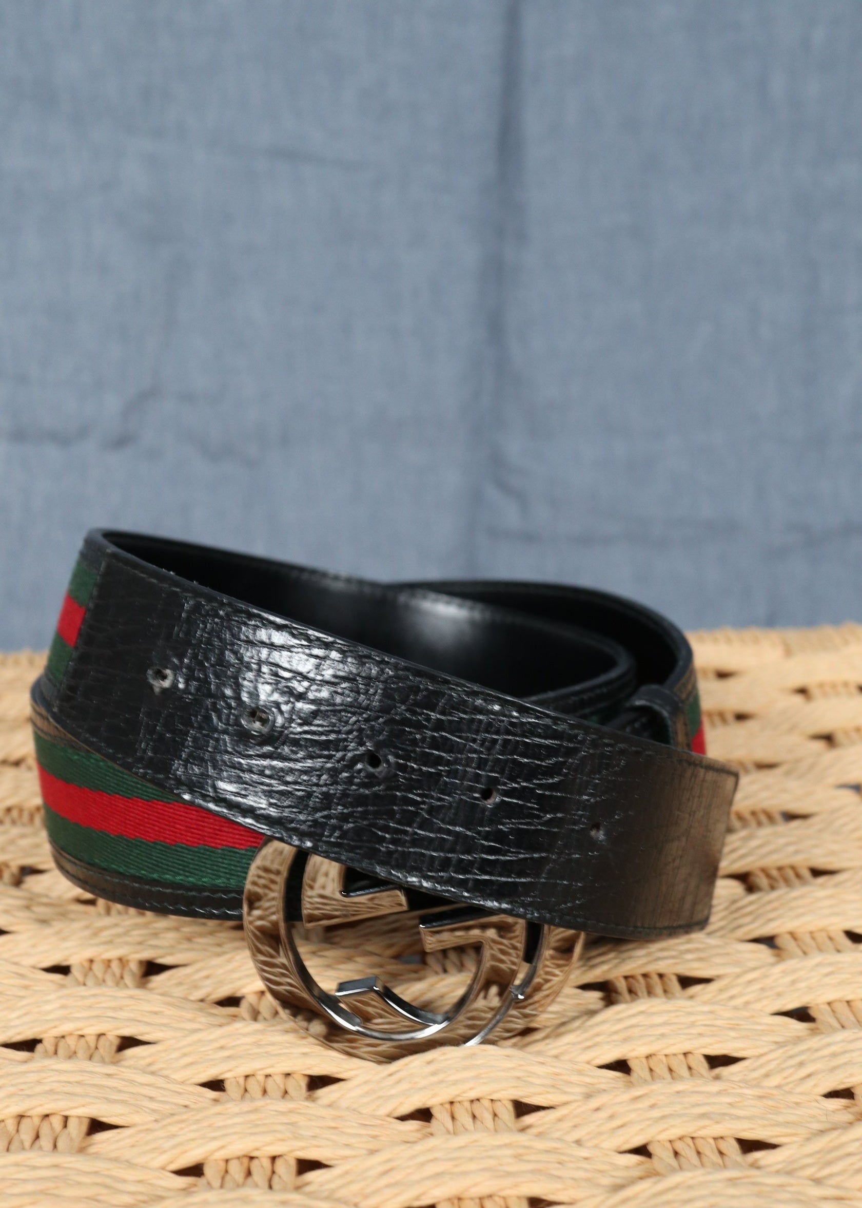 Gucci GG Web Belt - Leder Second Hand – Dear Berlin
