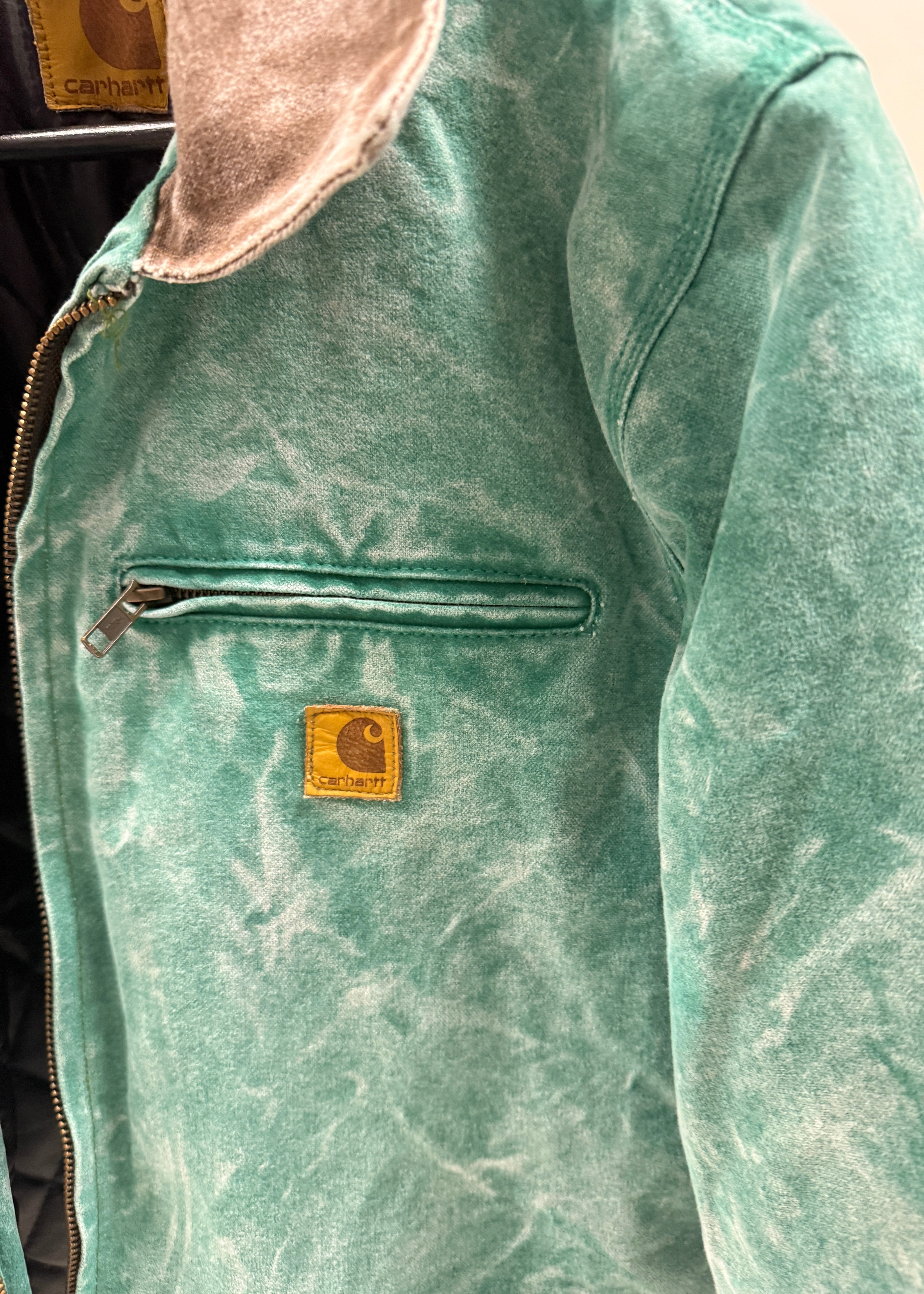 Carhardtt Detroit Jacket dyed Green