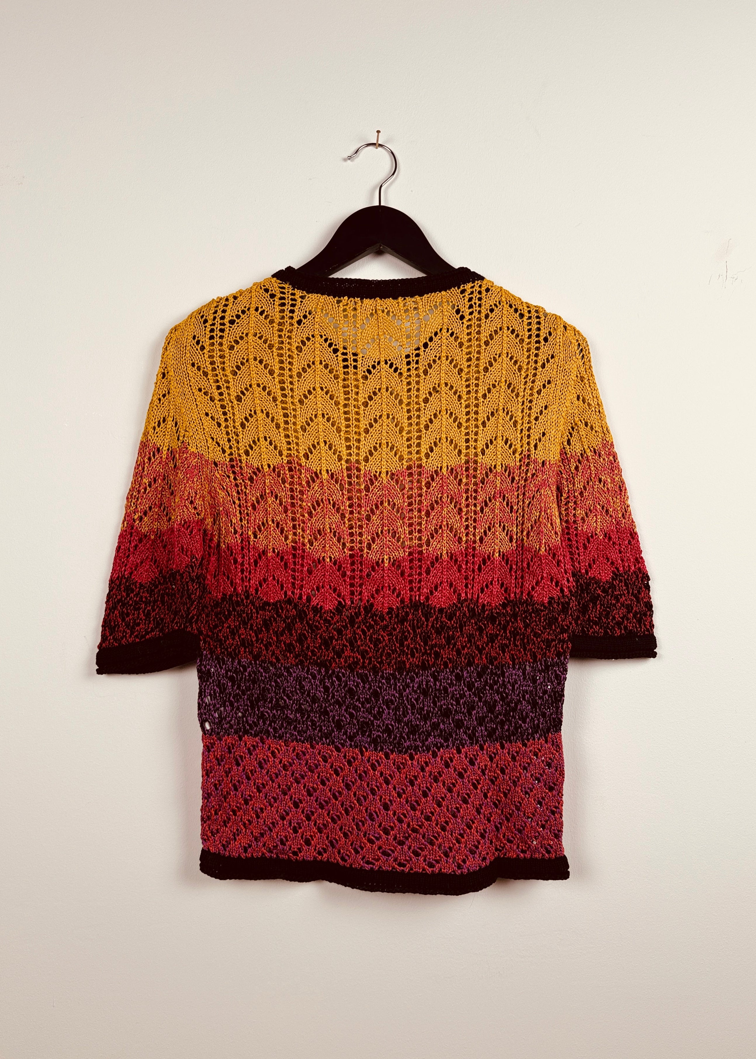 Vanessa Bruno Kurzärmeliges Strickshirt Second Hand – Dear Berlin