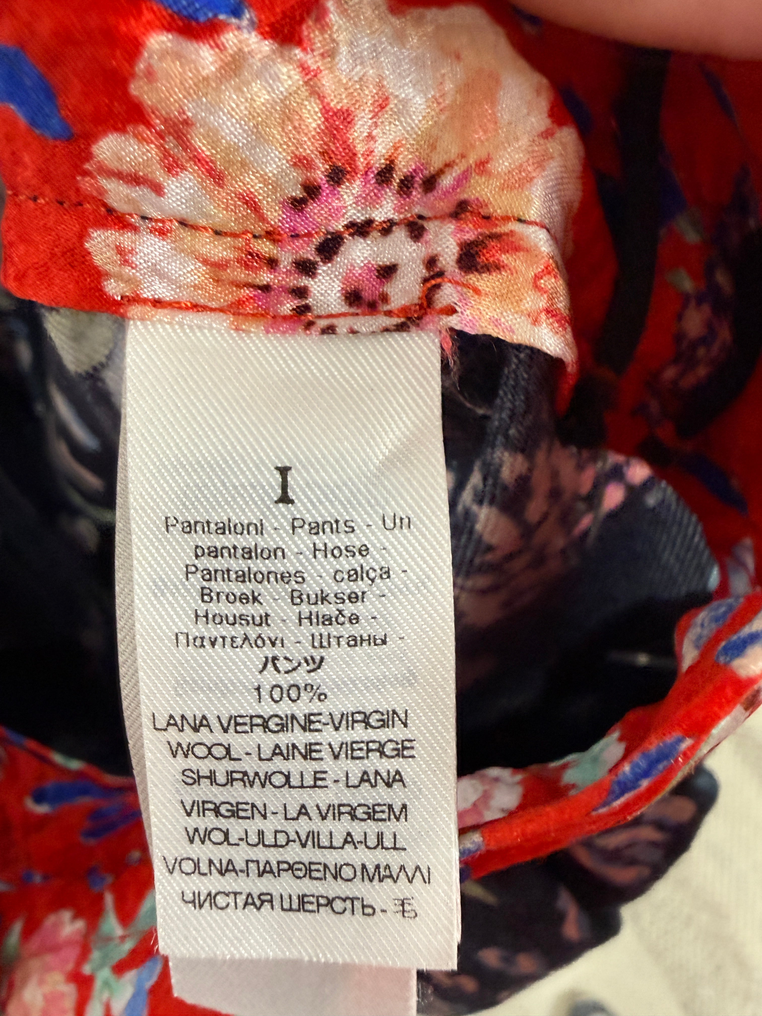 FORTE FORTE Feine Sommerhose mit Millefleur Muster Second Hand – Dear Berlin
