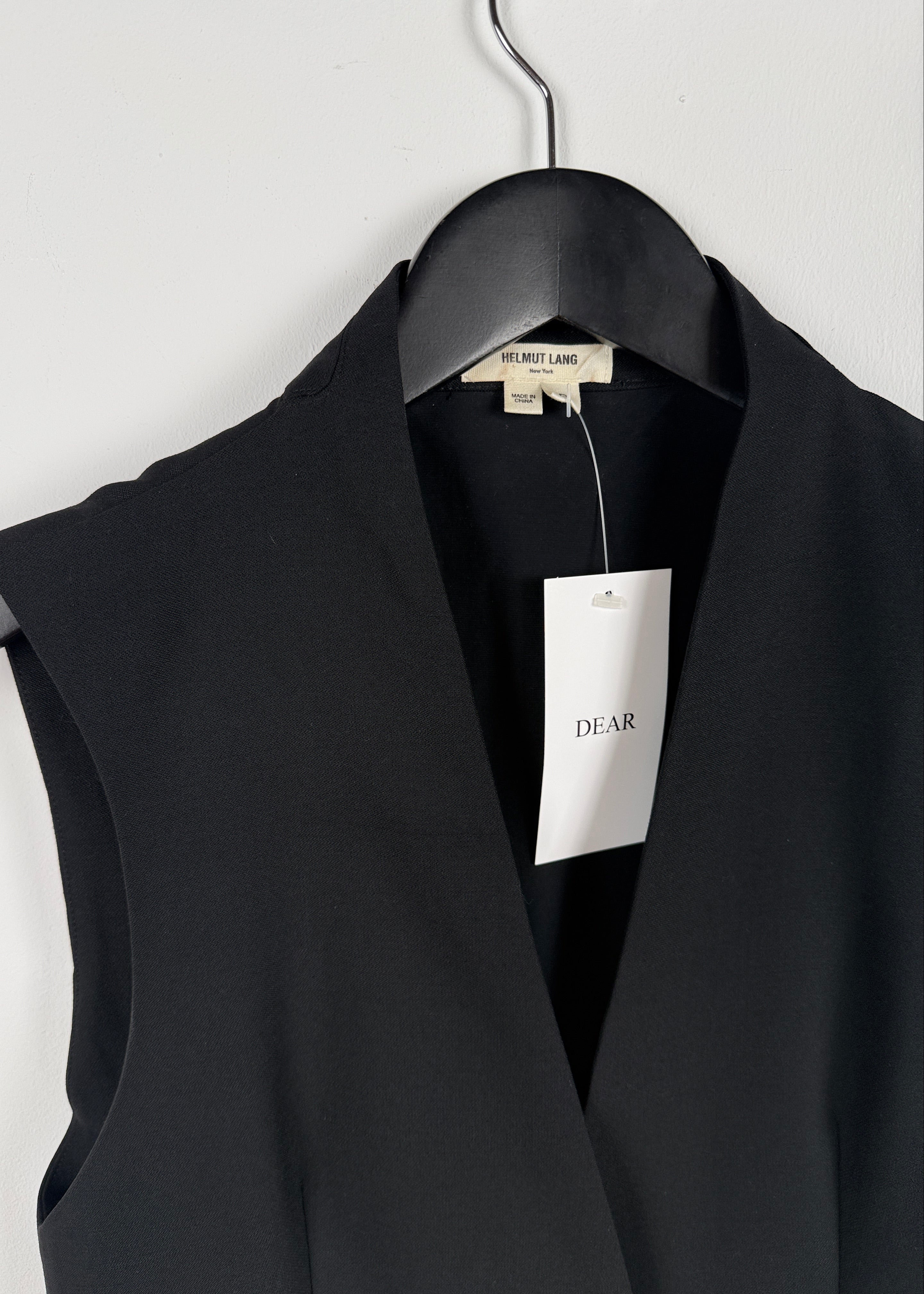 Helmut Lang Weste mit transparentem Rücken Second Hand – Dear Berlin