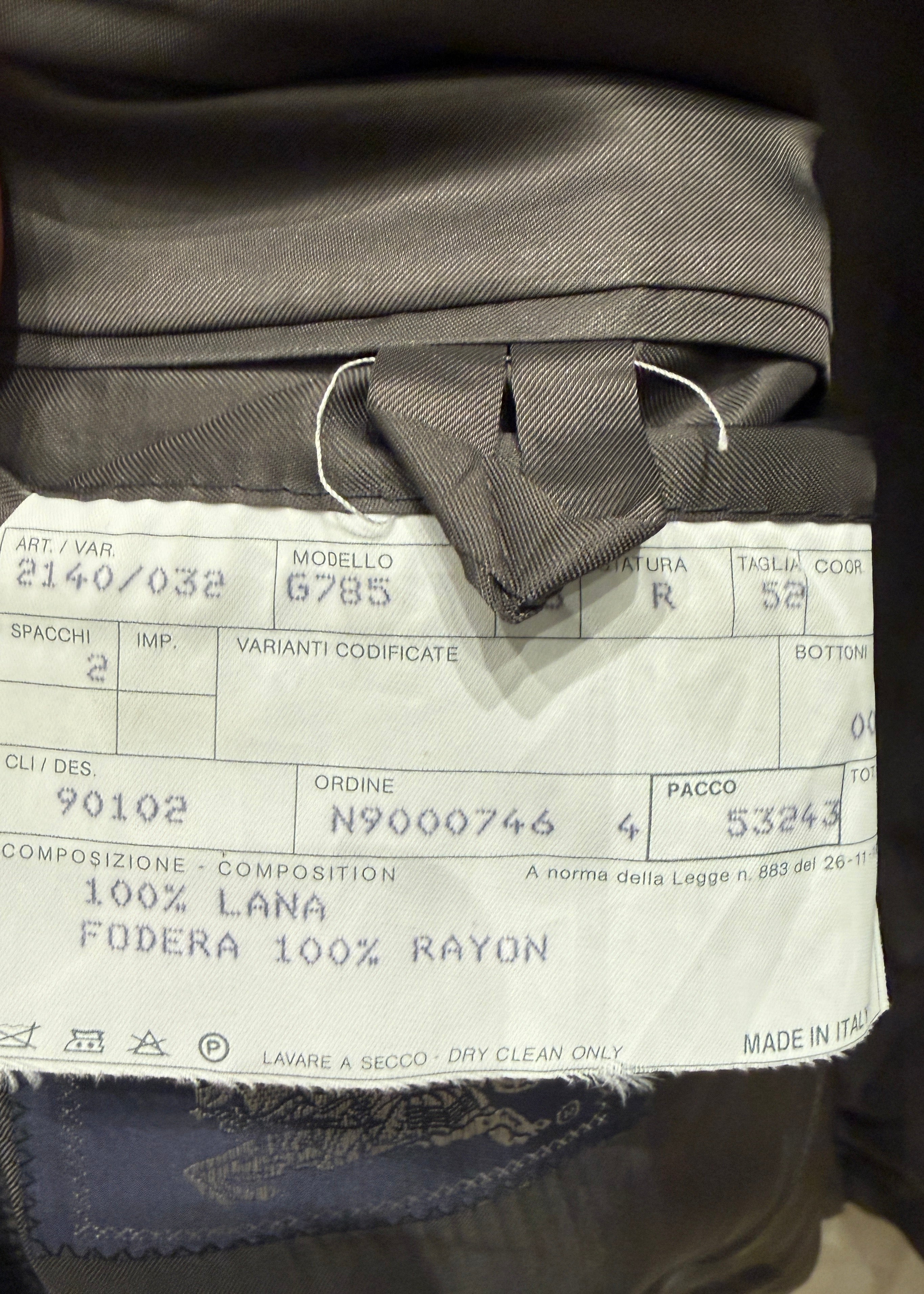 Burberry Graues Sakko mit Fischgrätmuster Second Hand – Dear Berlin