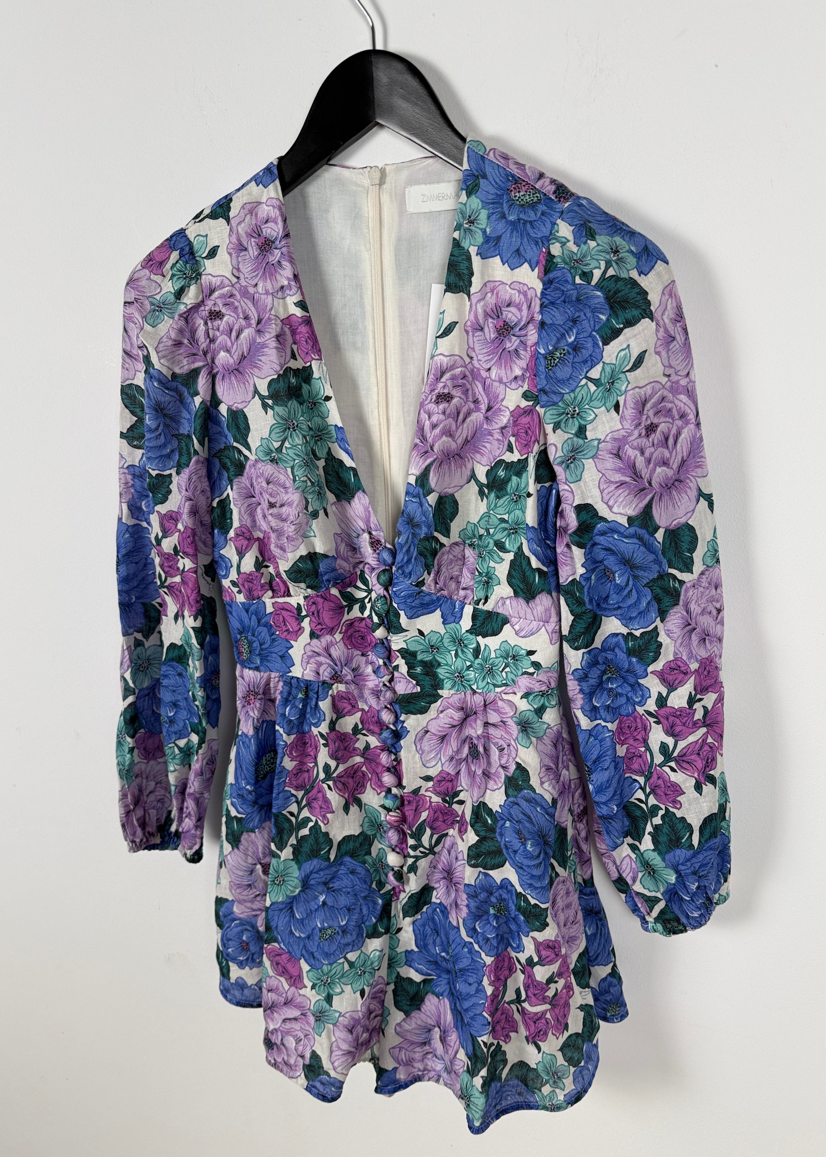 Zimmermann Floraler Jumpsuit mit floralem Print. Second Hand | Dear Berlin