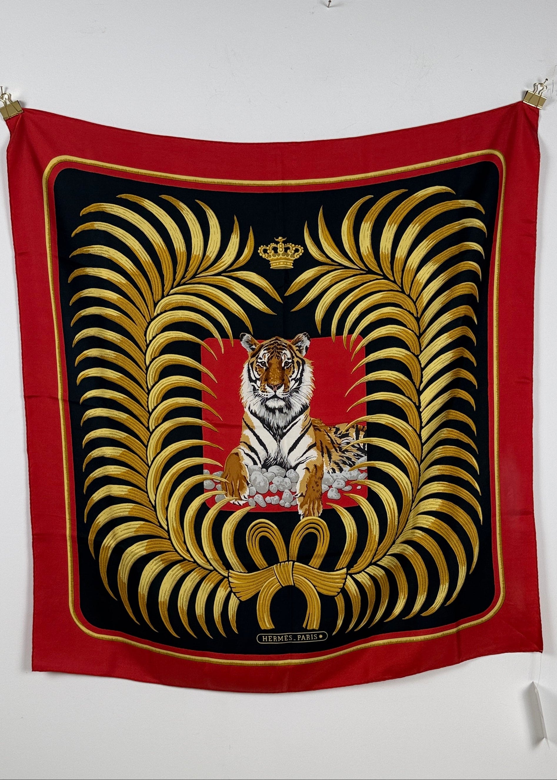 Seidentuch "Tigre Royal" 90x90