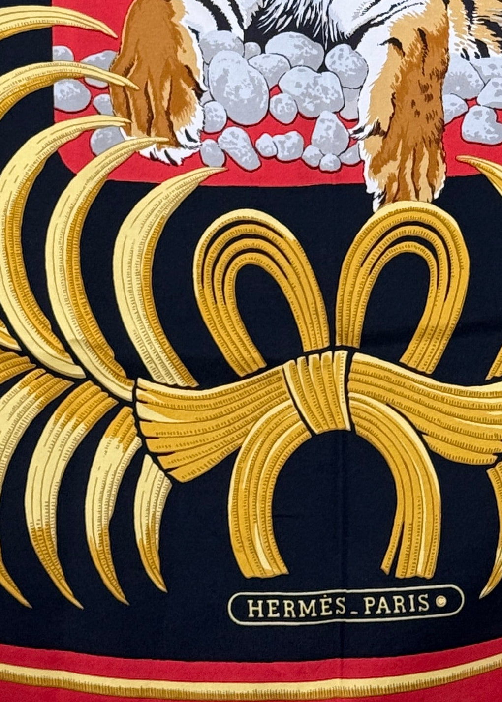 Seidentuch "Tigre Royal" 90x90
