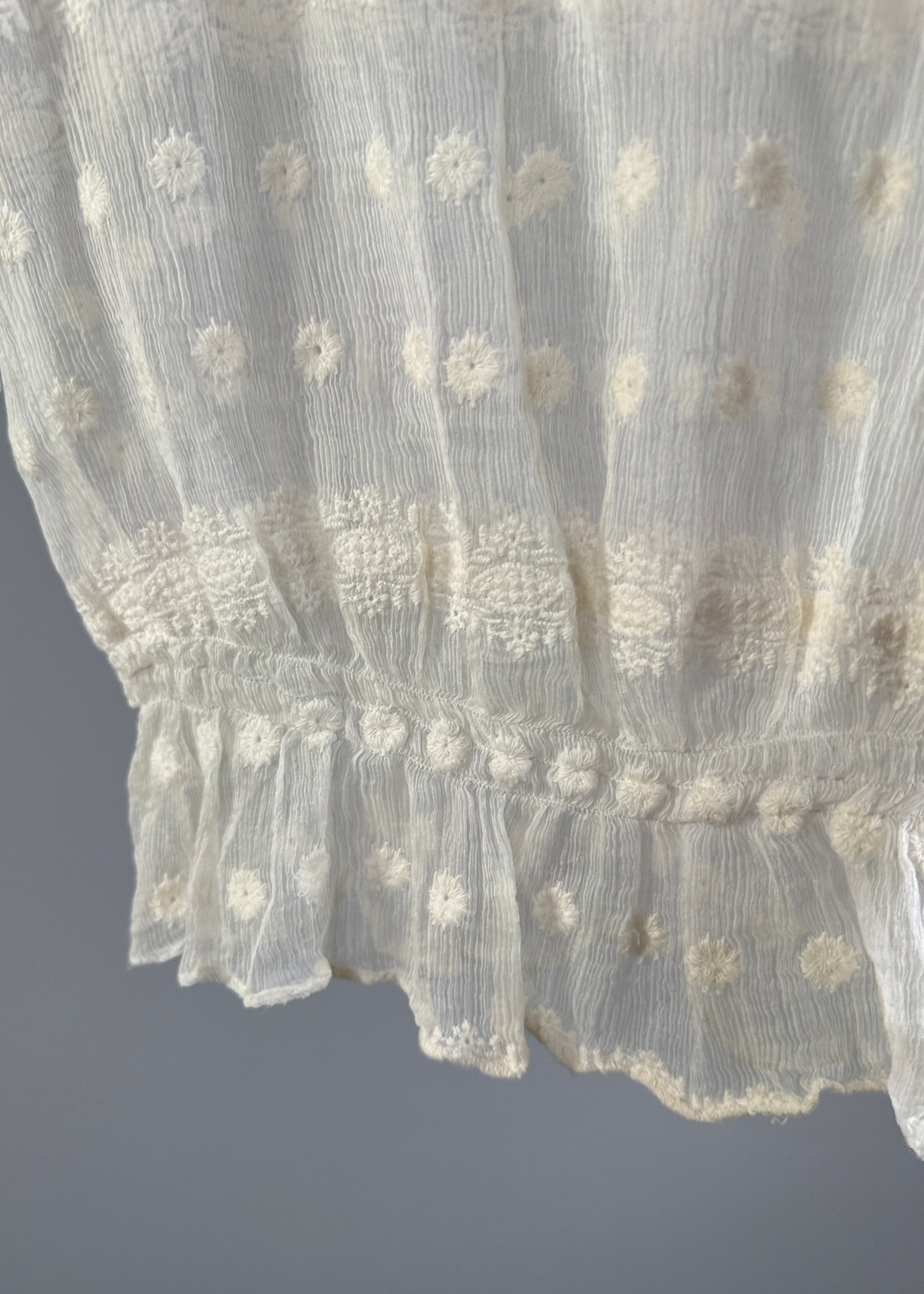 90´s Vintage transparente Seiden Bluse