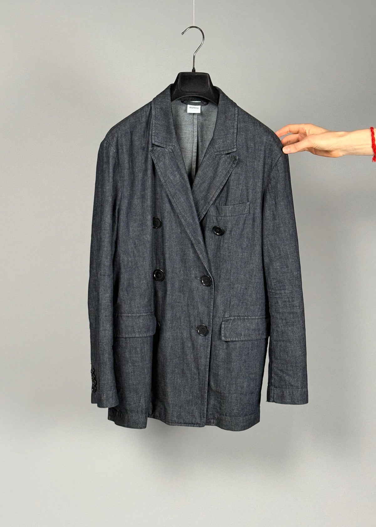 Doppelreihiger Jeanslook Blazer-Aspesi-Dear Berlin