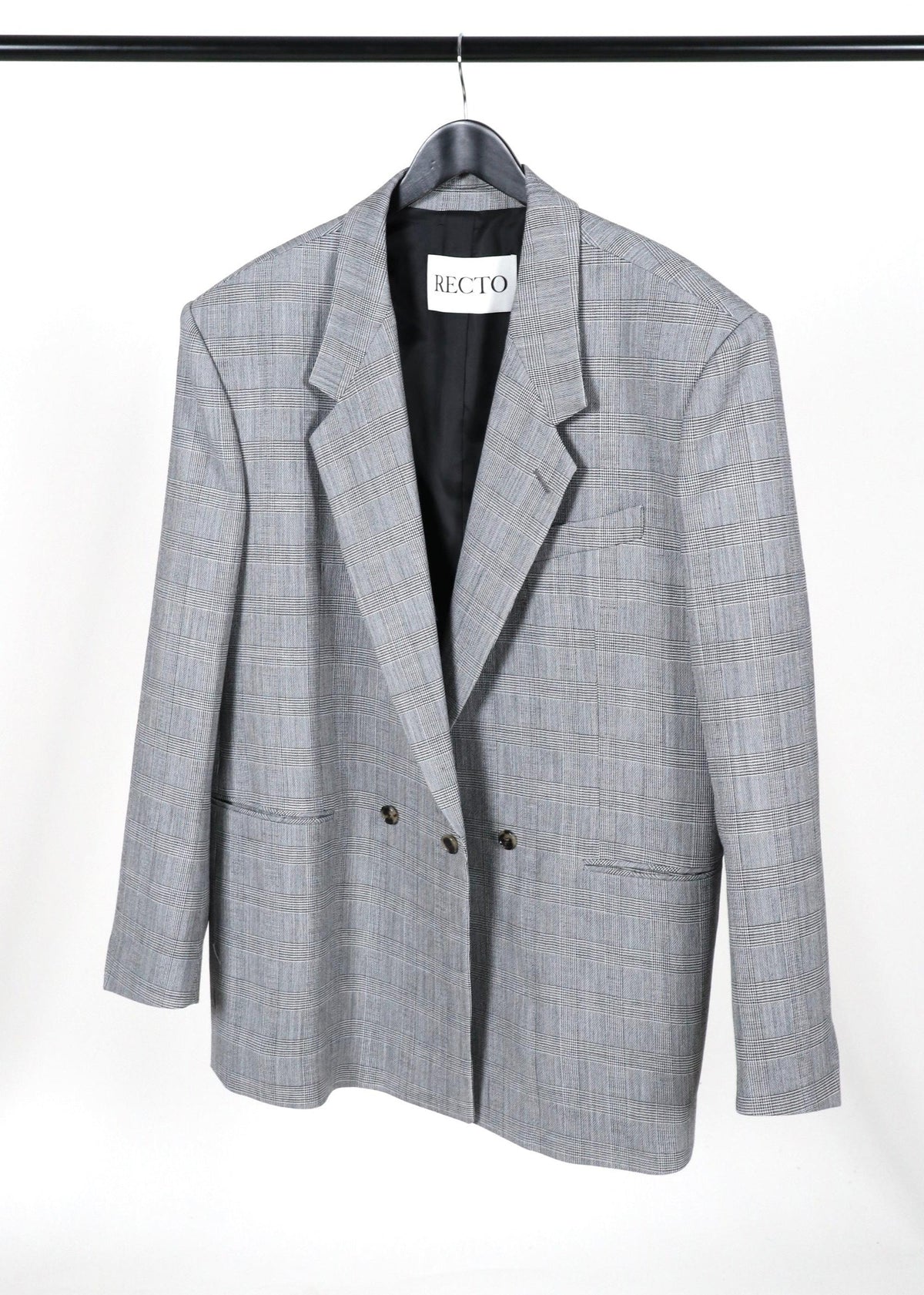 Recto Glen check Blazer oversized Second Hand – Dear Berlin