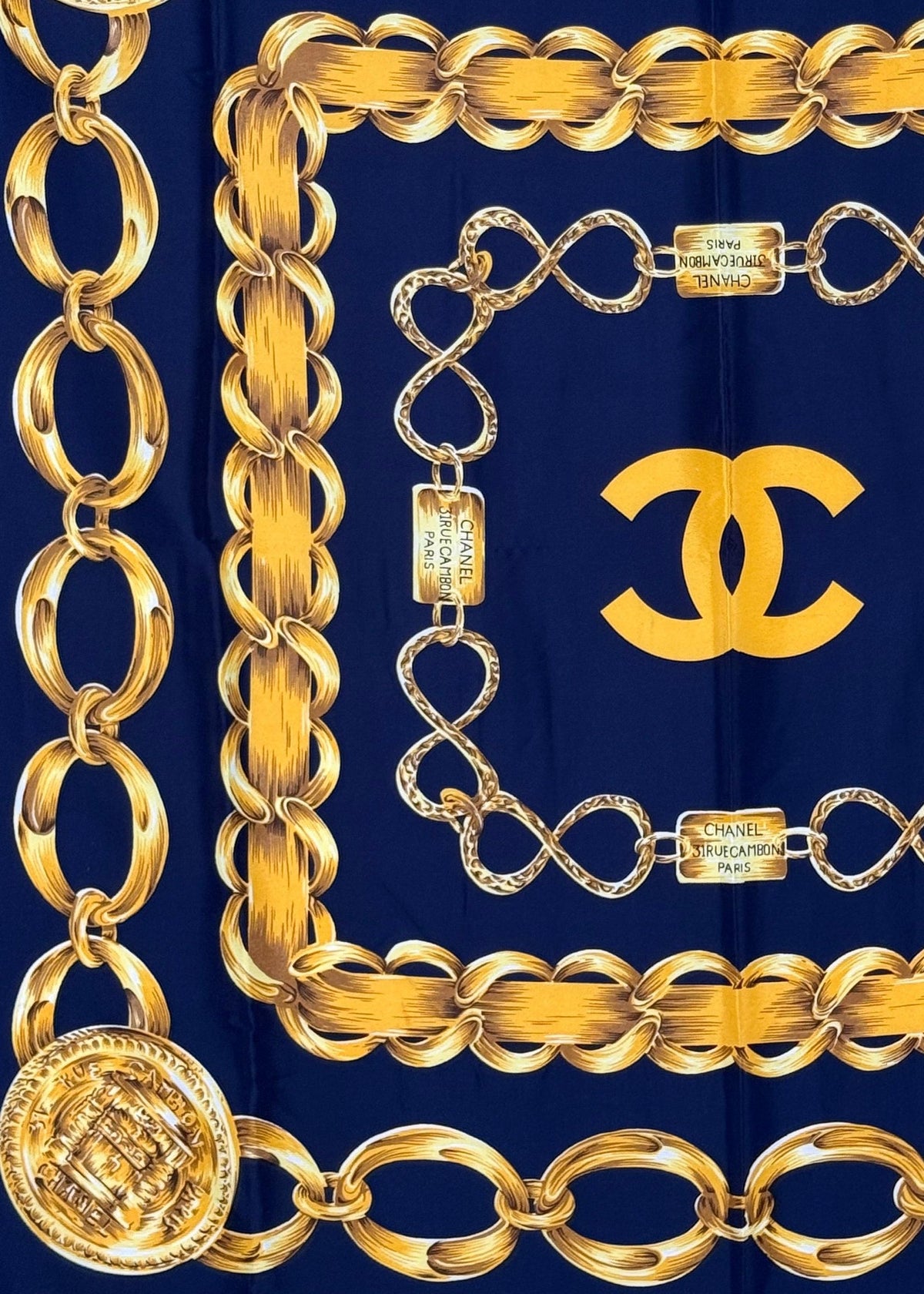 Chanel Seidentuch 31 Rue Cambon 85x85 Second Hand | Dear Berlin