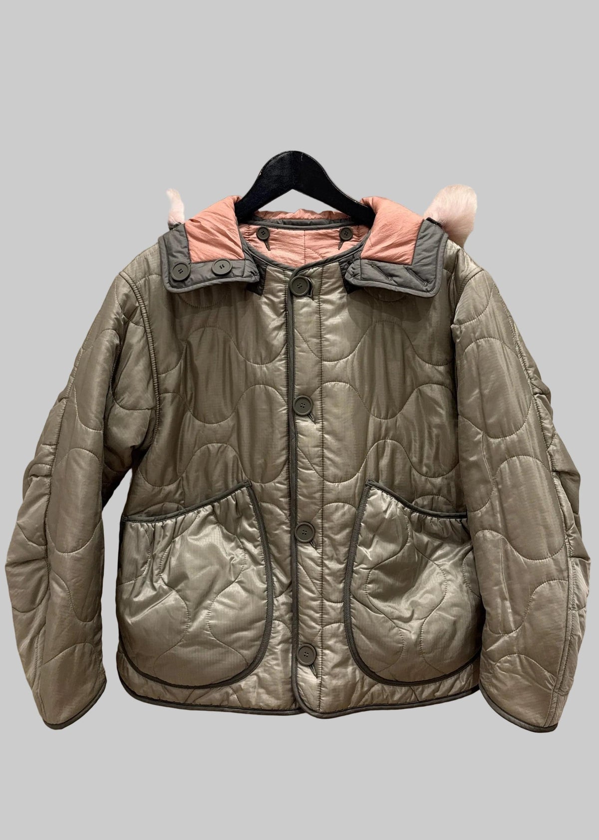 Marfa Stance Signature Cropped Quilt Olive & Soft Peach Second Hand – Dear Berlin