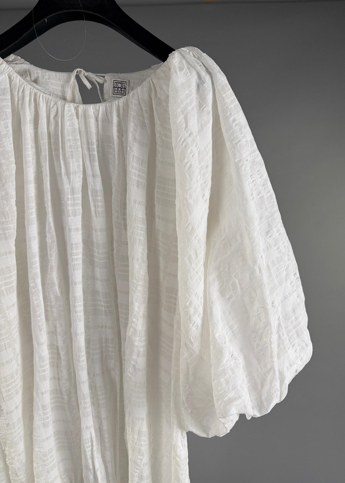 Toteme Smocked Balloon Sleeve Dress-Toteme-Dear Berlin