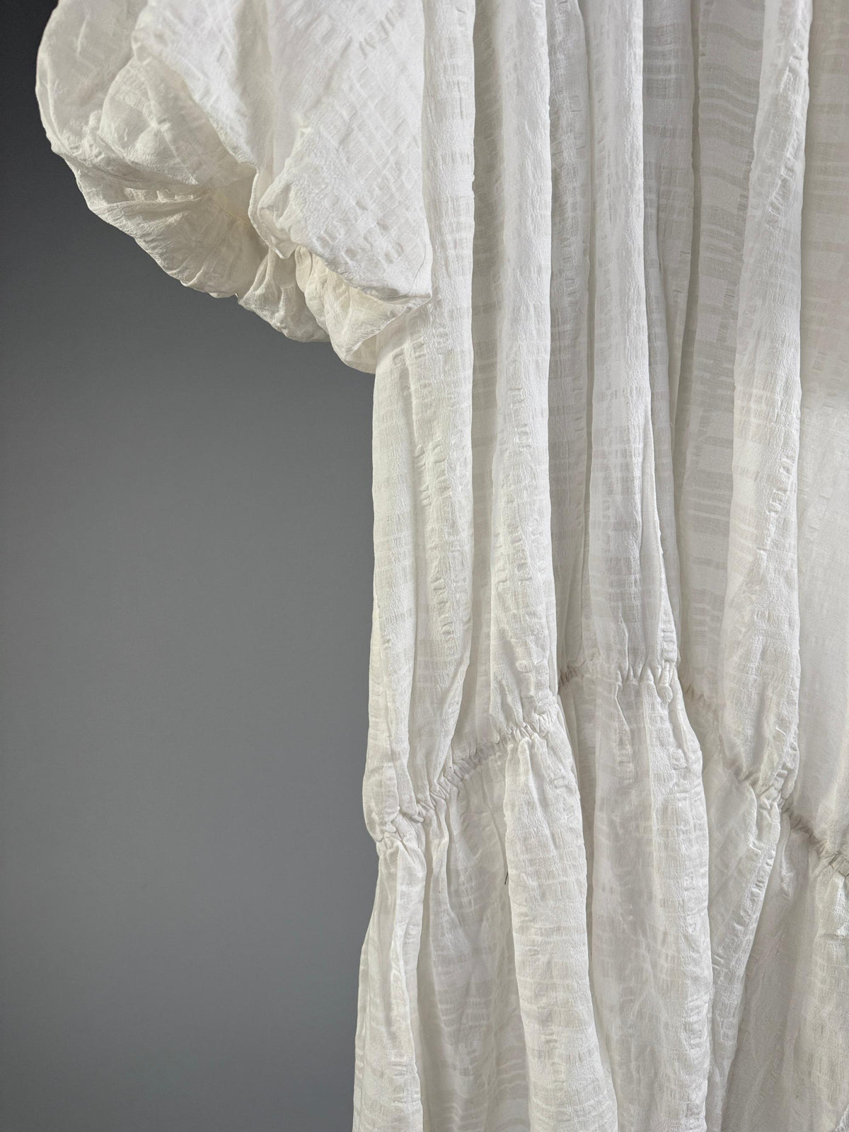 Toteme Smocked Balloon Sleeve Dress-Toteme-Dear Berlin