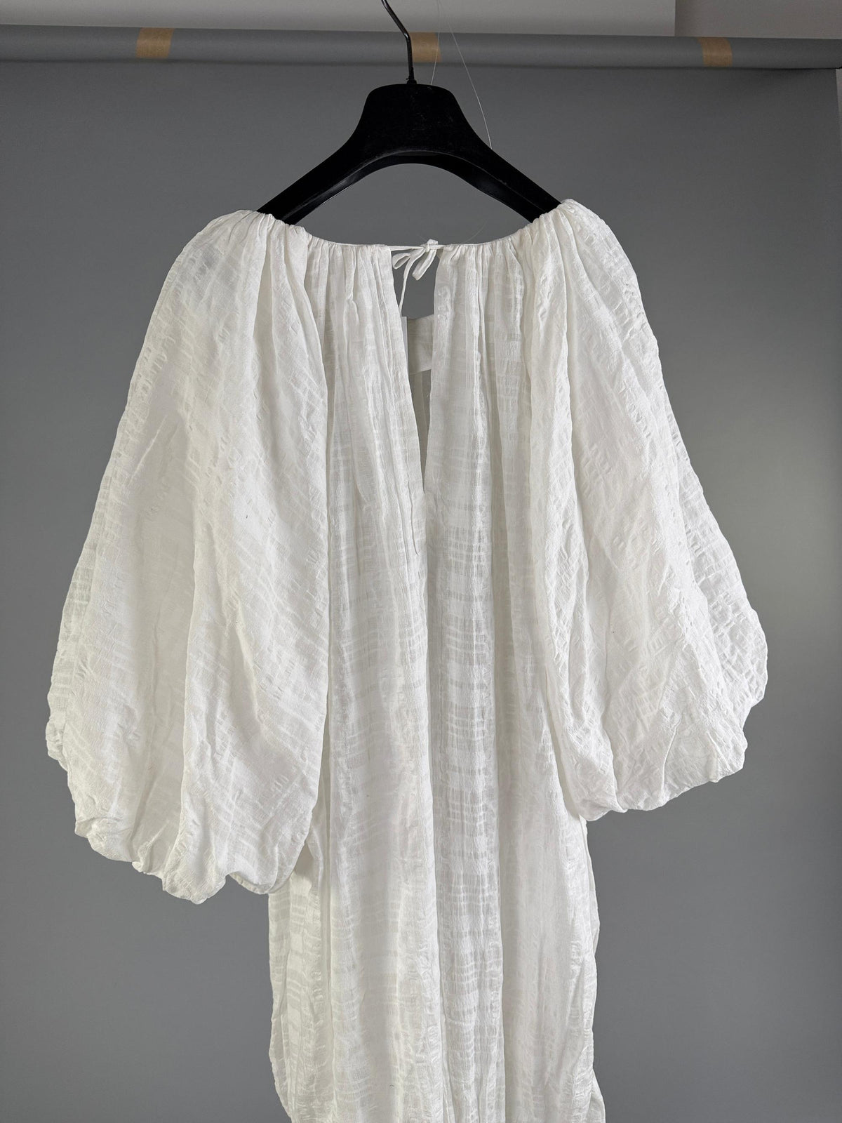 Toteme Smocked Balloon Sleeve Dress-Toteme-Dear Berlin