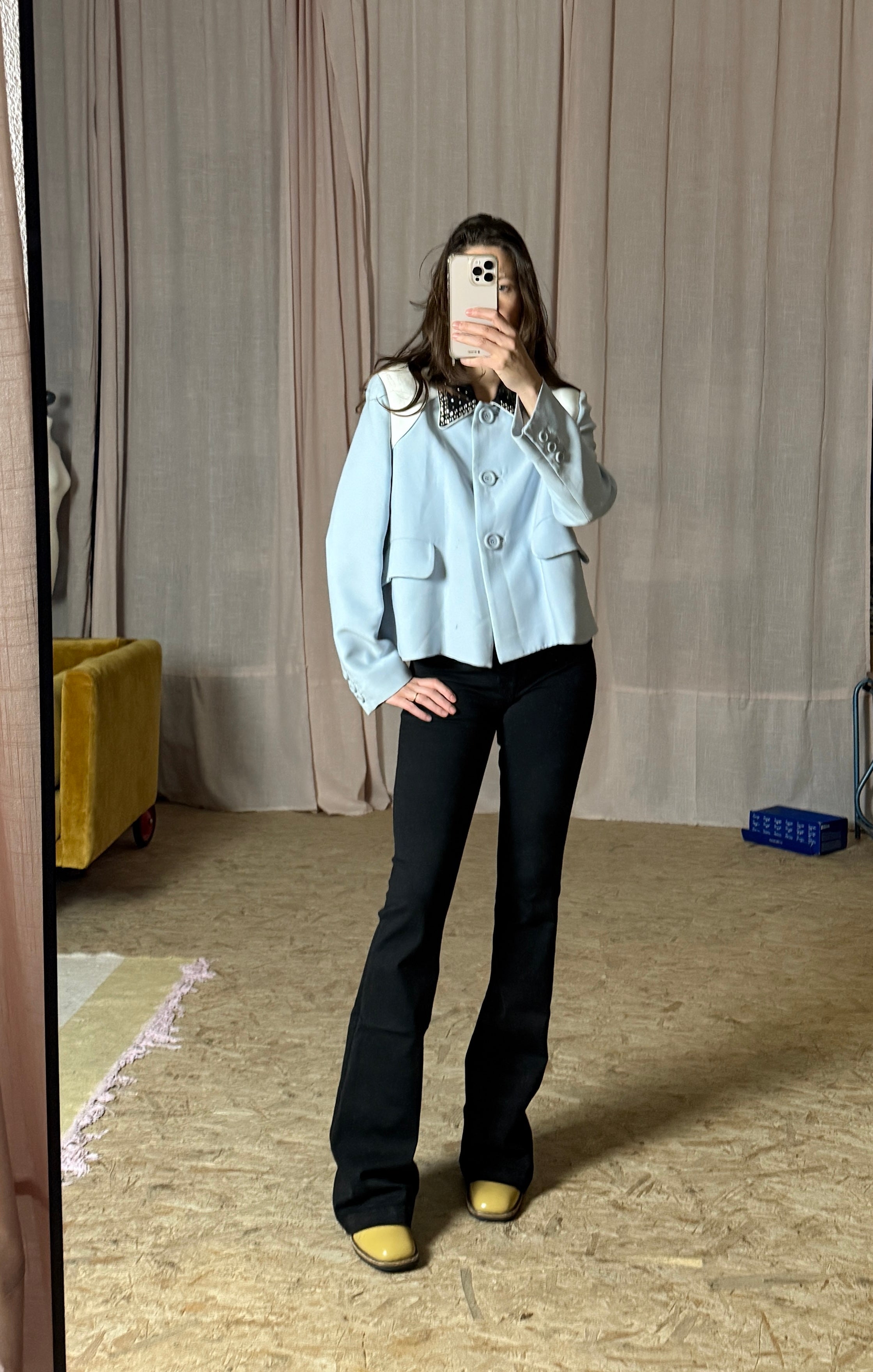 Miu Miu 2016 Crystal Embellished Cady Jacket Second Hand – Dear Berlin