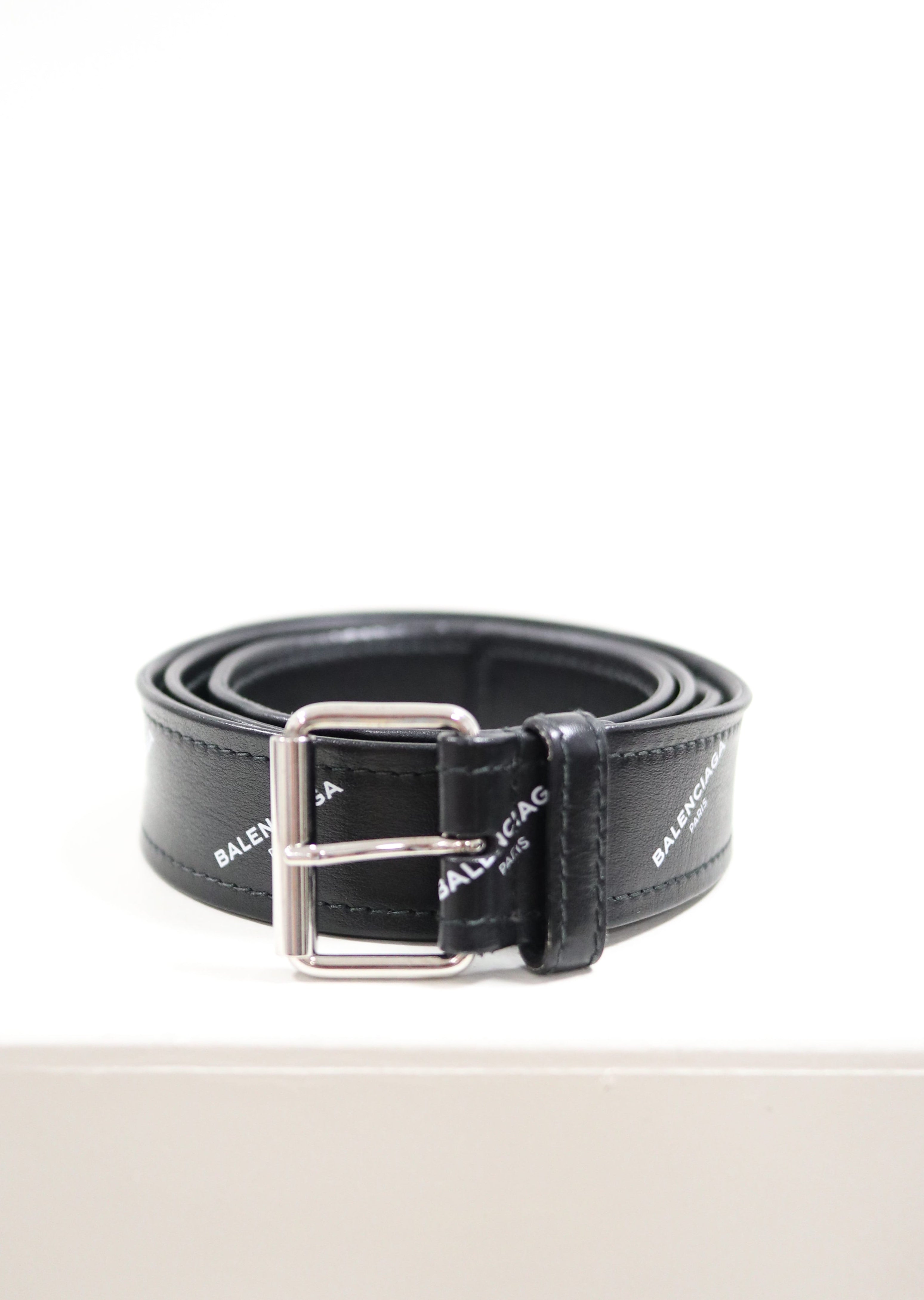 BALENCIAGA Logo Belt