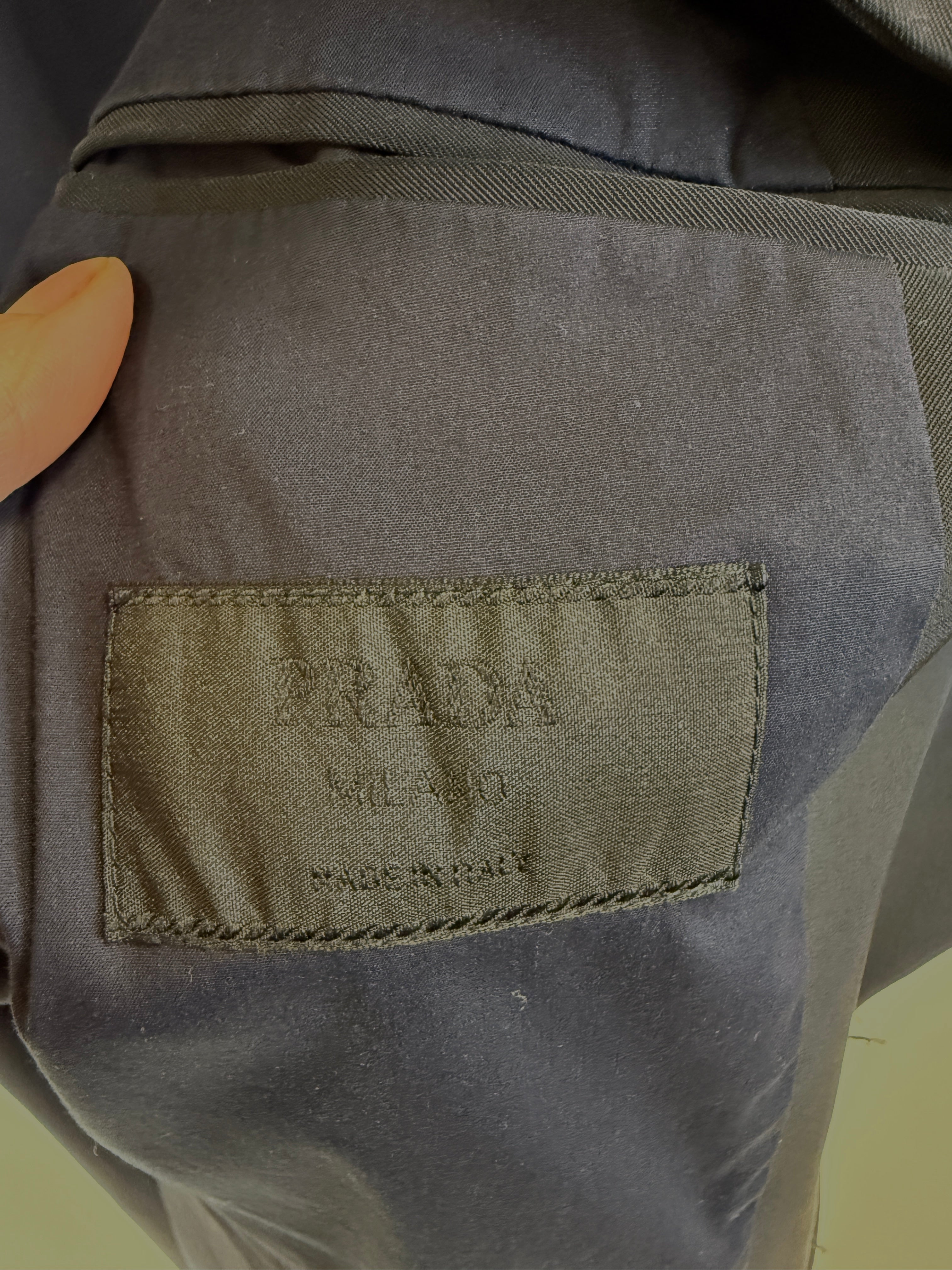 Prada Einreihiger Mantel Second Hand – Dear Berlin