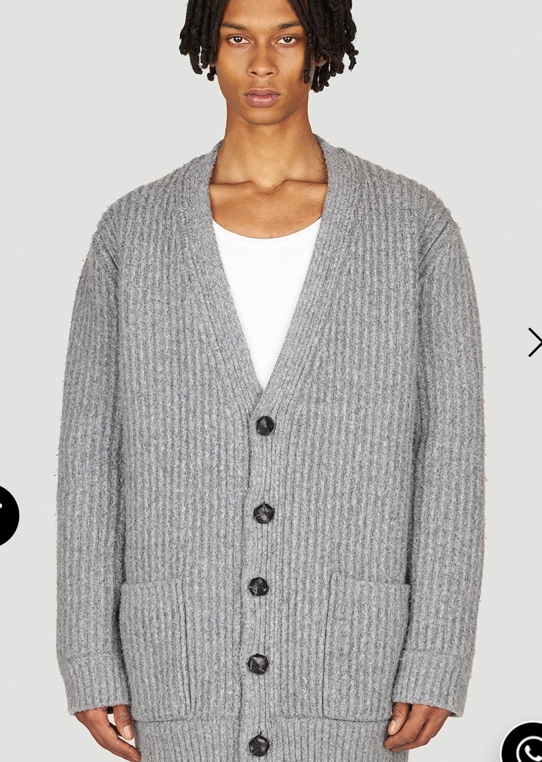 Bottega Veneta Elbow Patch Cardigan - M Second Hand – Dear Berlin