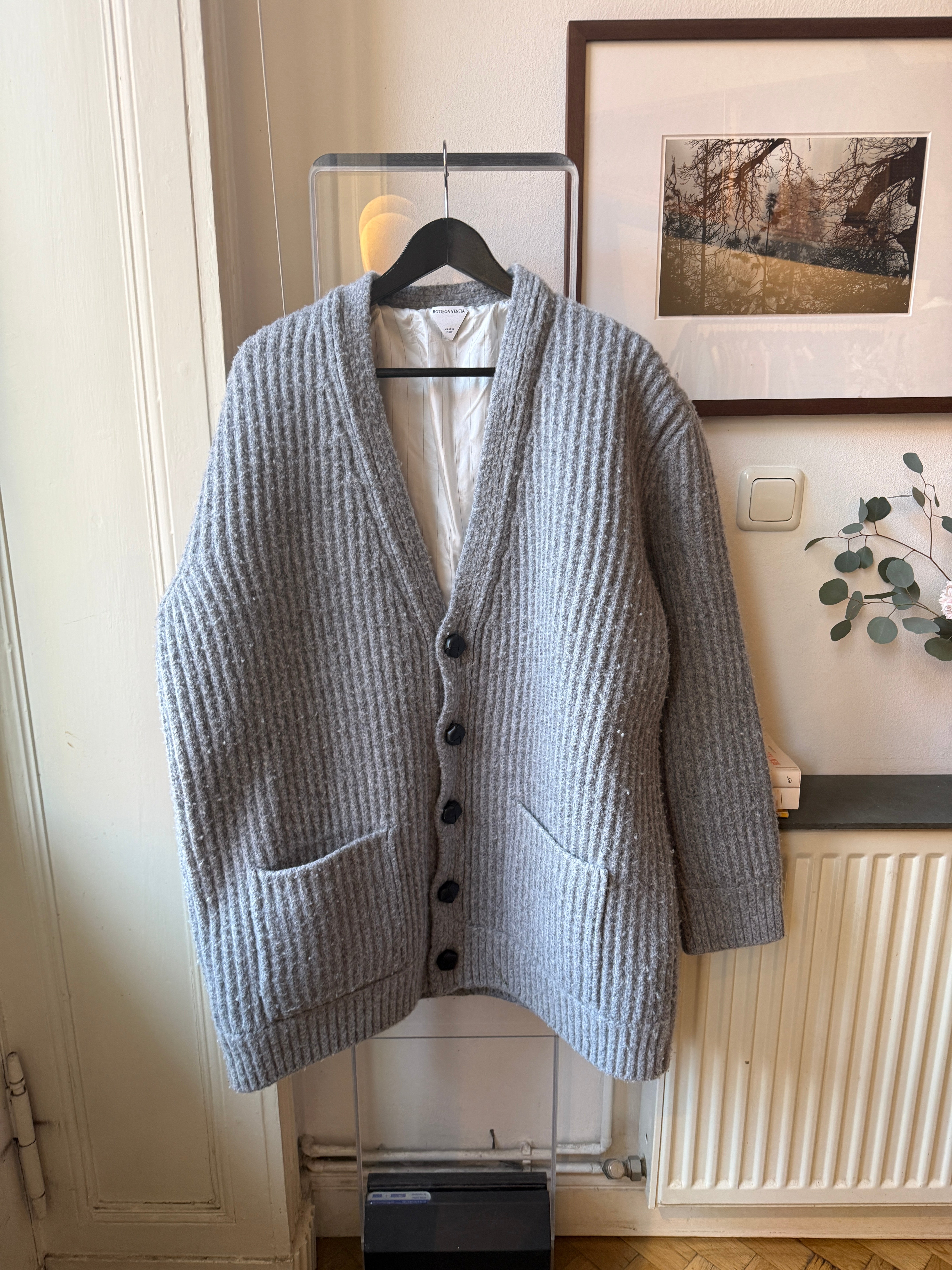 Bottega Veneta Elbow Patch Cardigan - M Second Hand – Dear Berlin