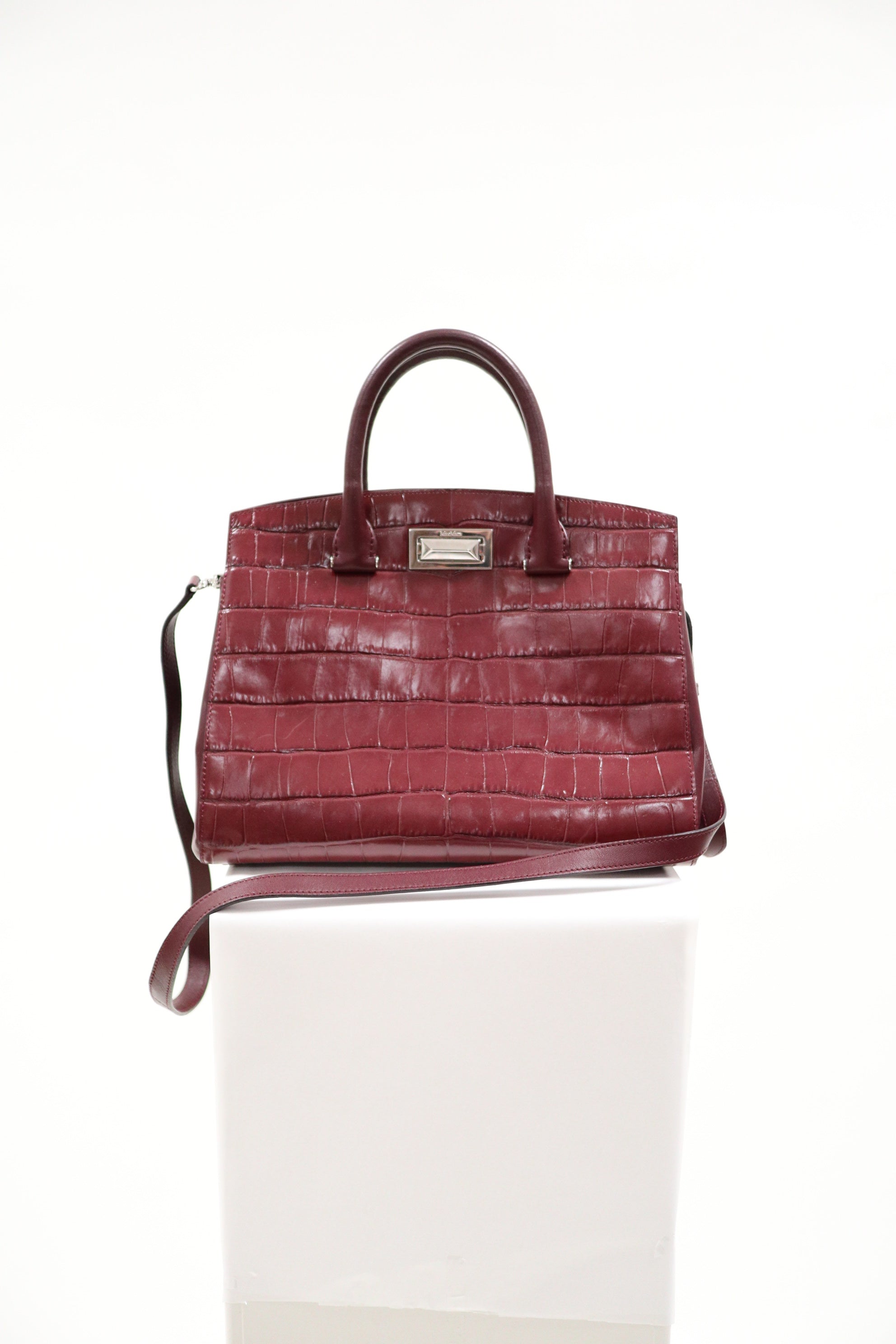 FLORENCE FRAME BAG BURGUNDY