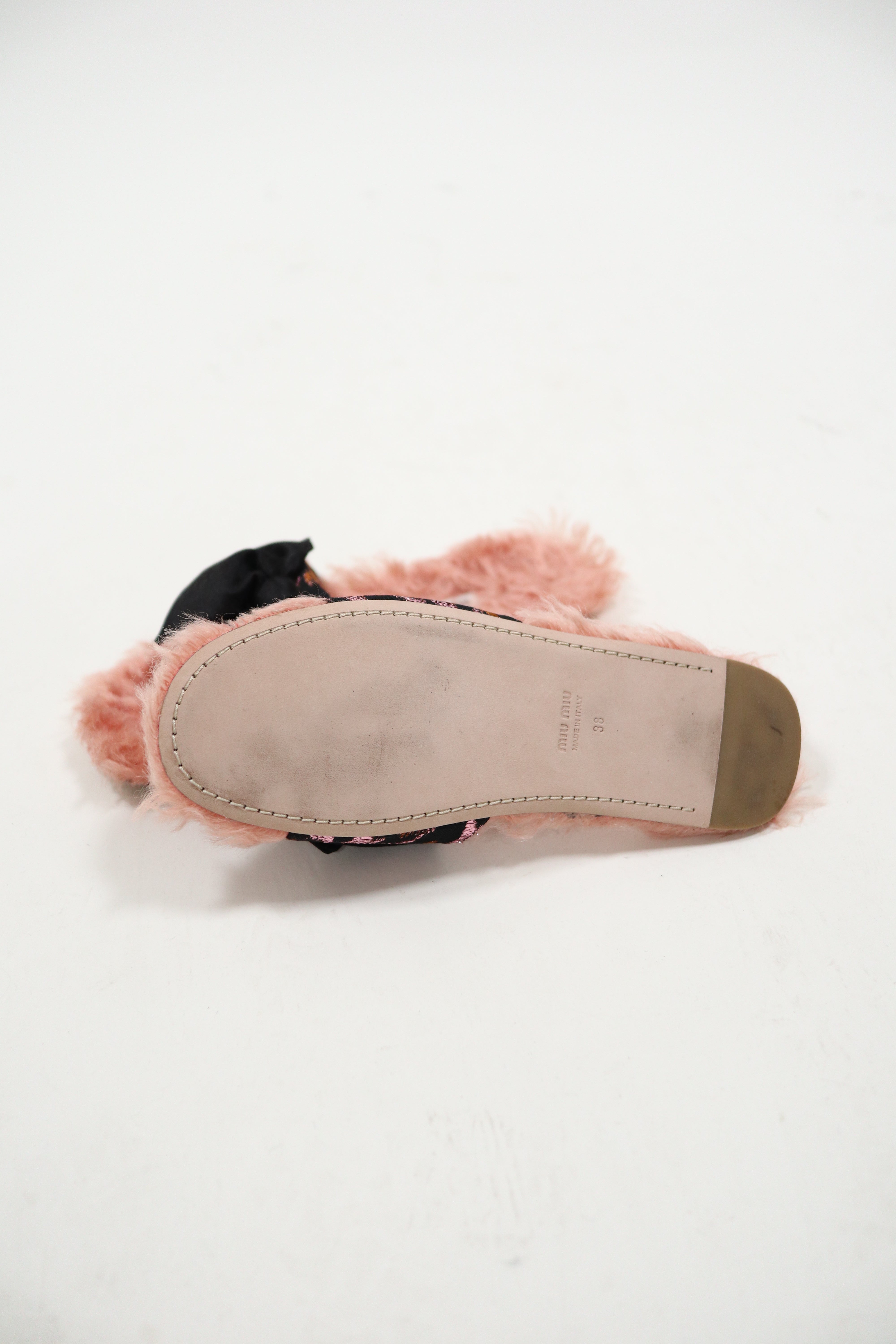 Miu Miu Fuzzy Slides File Coupé*Size 38 Second Hand – Dear Berlin