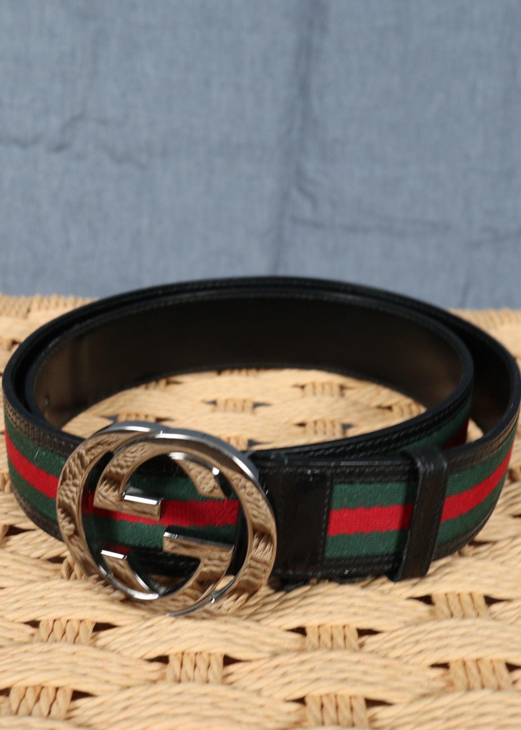 Gucci GG Web Belt - Leder Second Hand – Dear Berlin