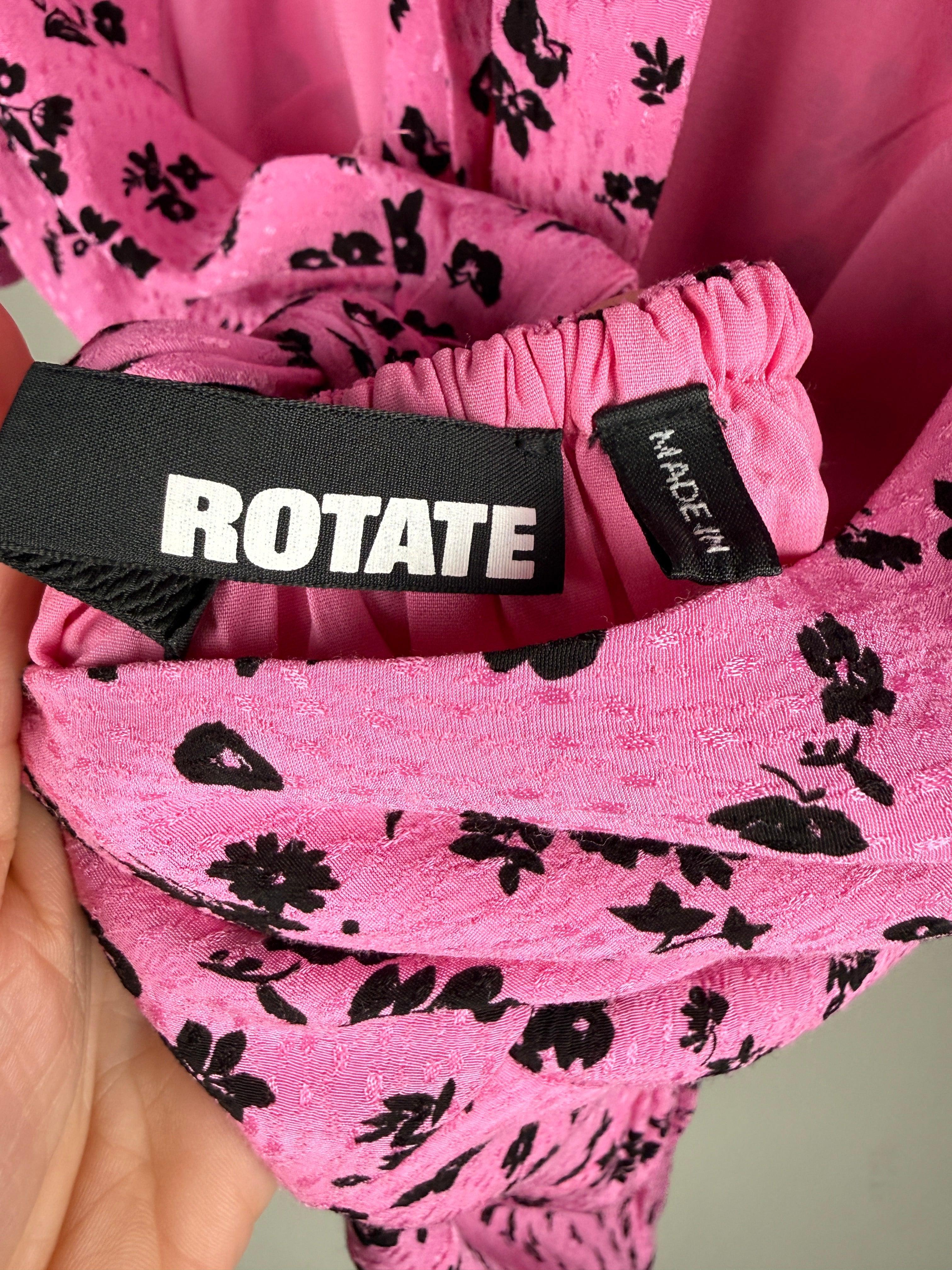 Rotate Midikleid mit Puffärmeln, Gr. XS Second Hand – Dear Berlin