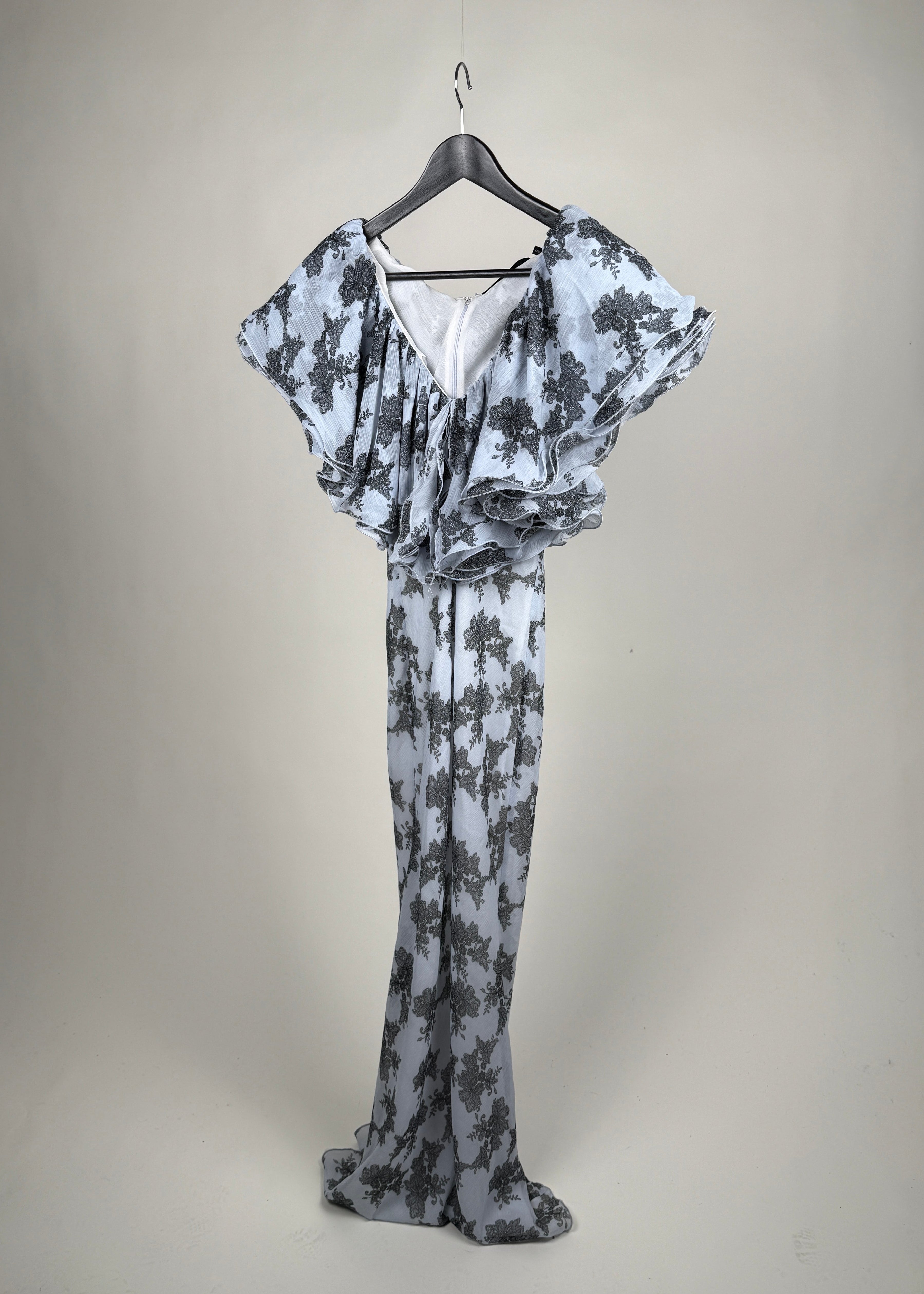 Rotate Midikleid mit Blumenprint und Spitze Second Hand – Dear Berlin