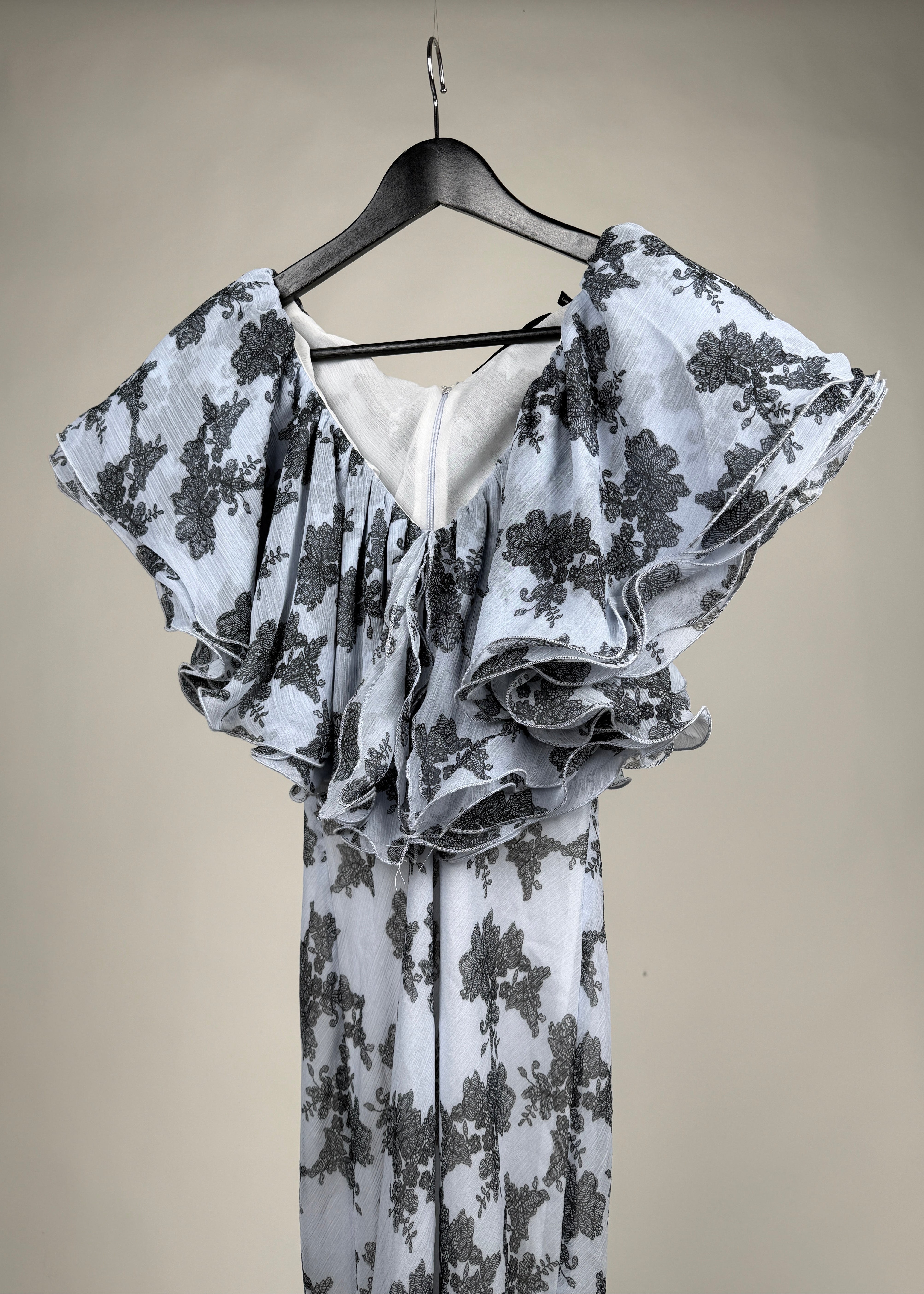 Rotate Midikleid mit Blumenprint und Spitze Second Hand – Dear Berlin
