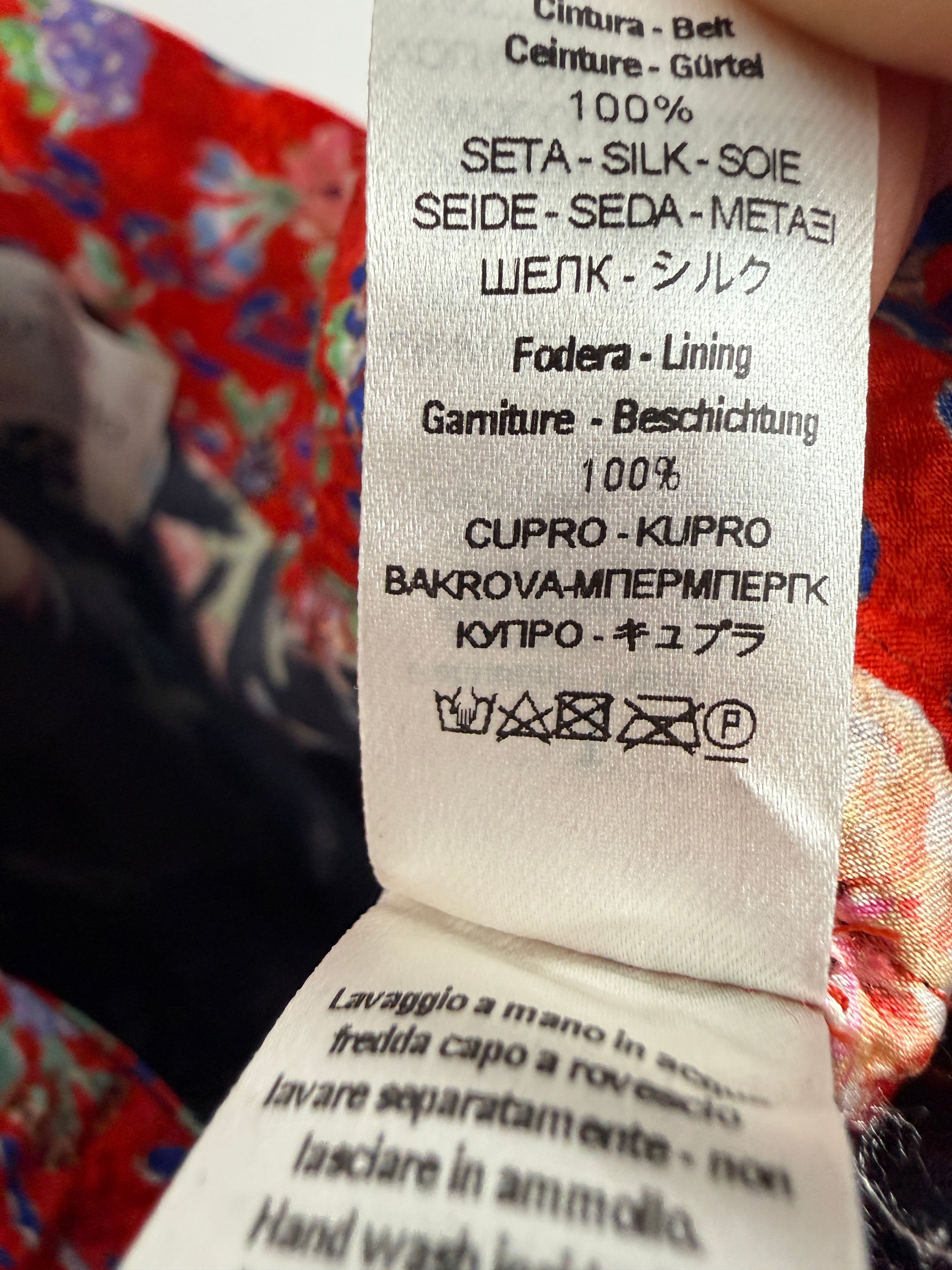FORTE FORTE Feine Sommerhose mit Millefleur Muster Second Hand – Dear Berlin