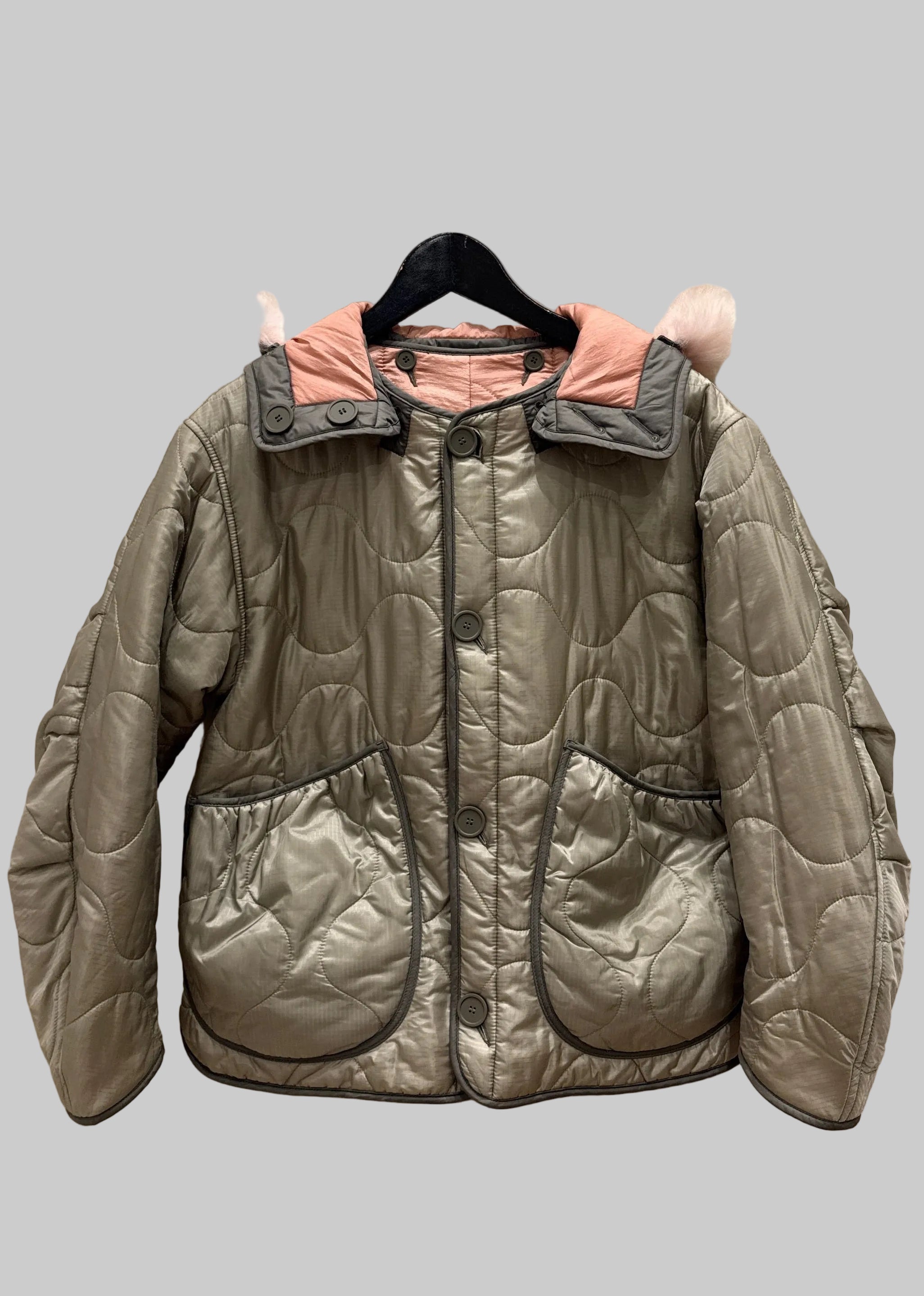 Marfa Stance Signature Cropped Quilt Olive & Soft Peach Second Hand – Dear Berlin