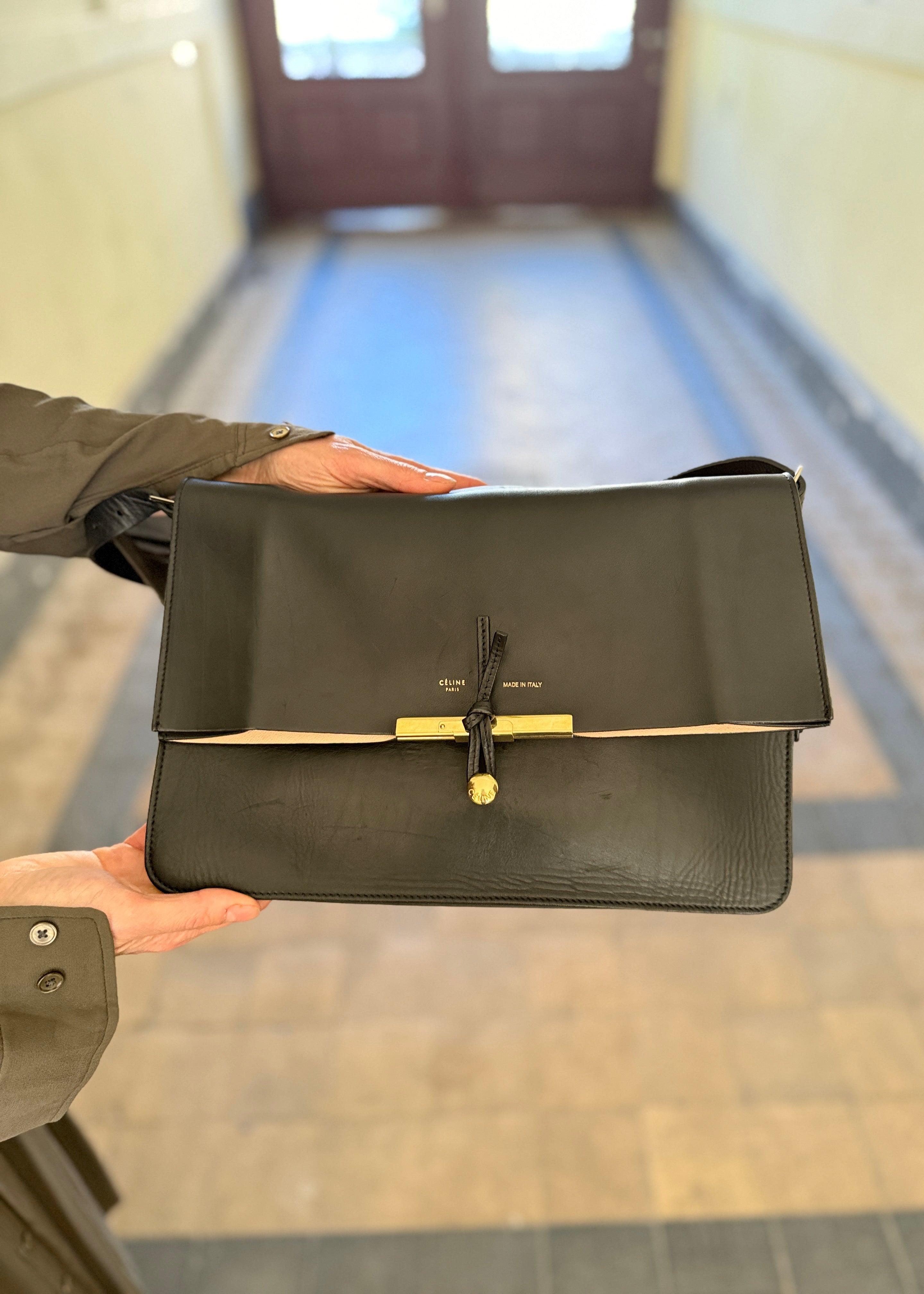 Celine Blade Bag in Schwarz Second Hand – Dear Berlin