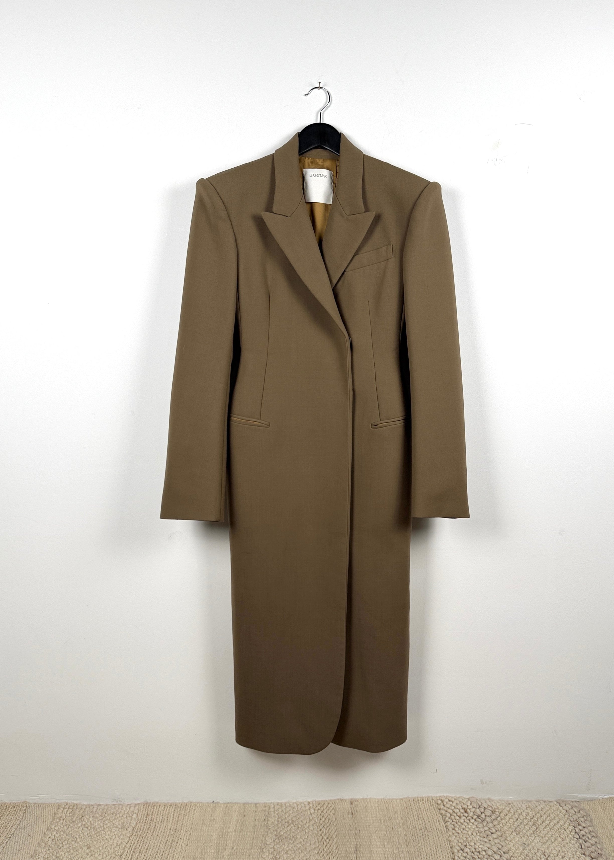 Sportmax Tailored Mantel in Beige Second Hand – Dear Berlin
