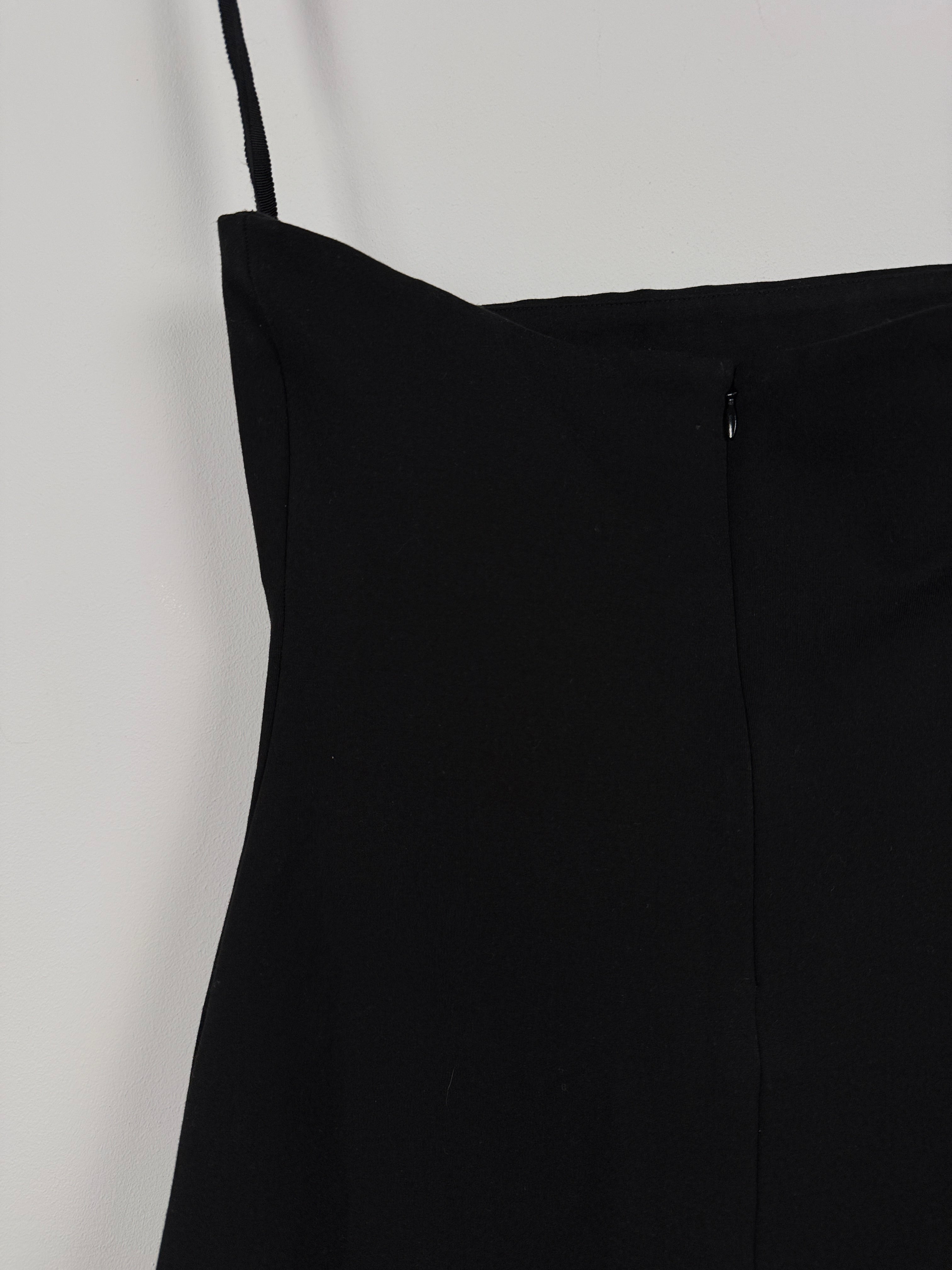 Schwarzes Bandeau Minikleid-Helsa-Dear Berlin