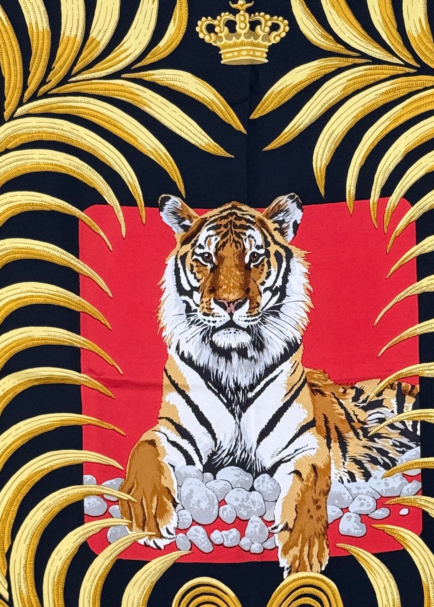 Seidentuch "Tigre Royal" 90x90