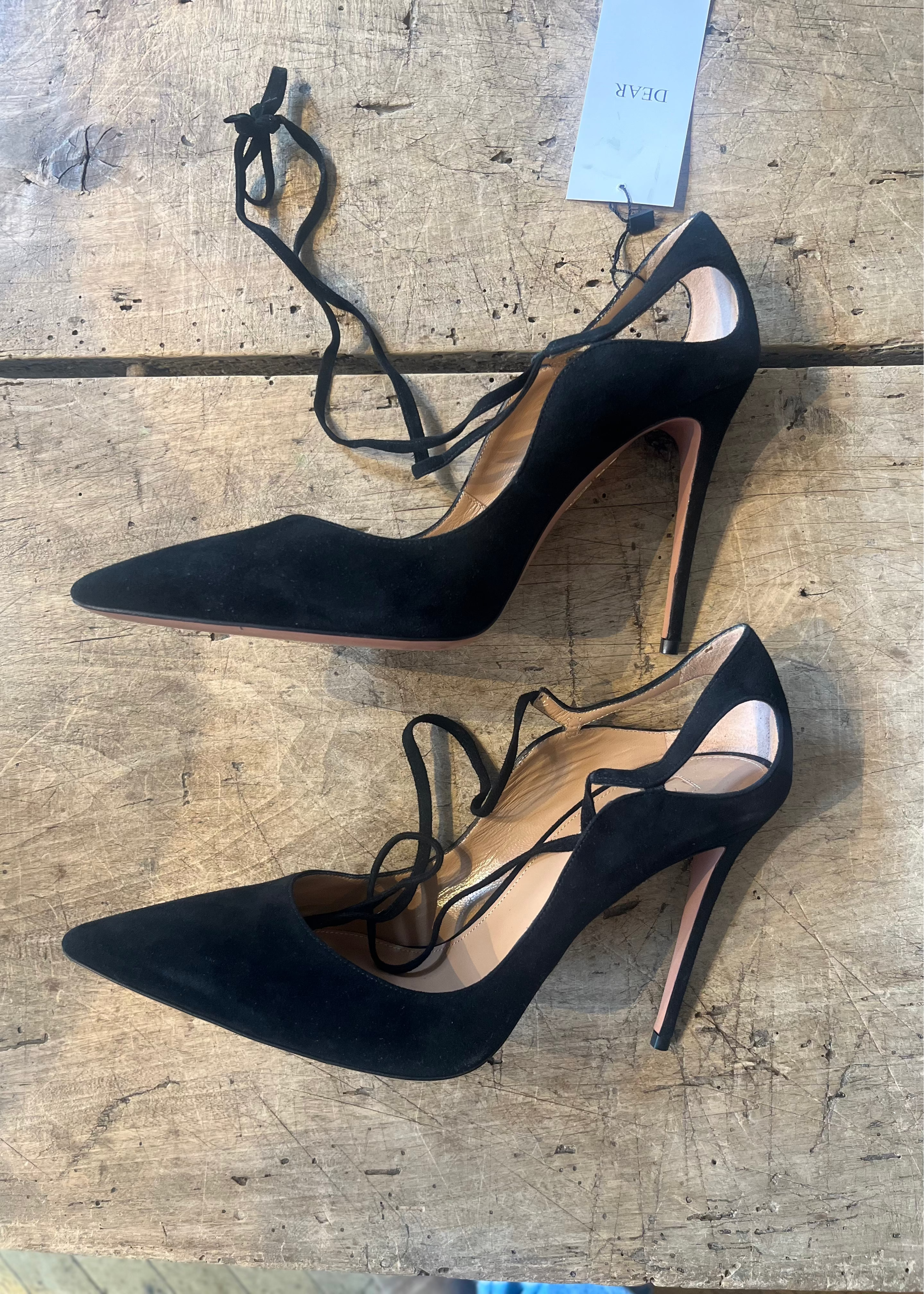 Schwarze High Heels