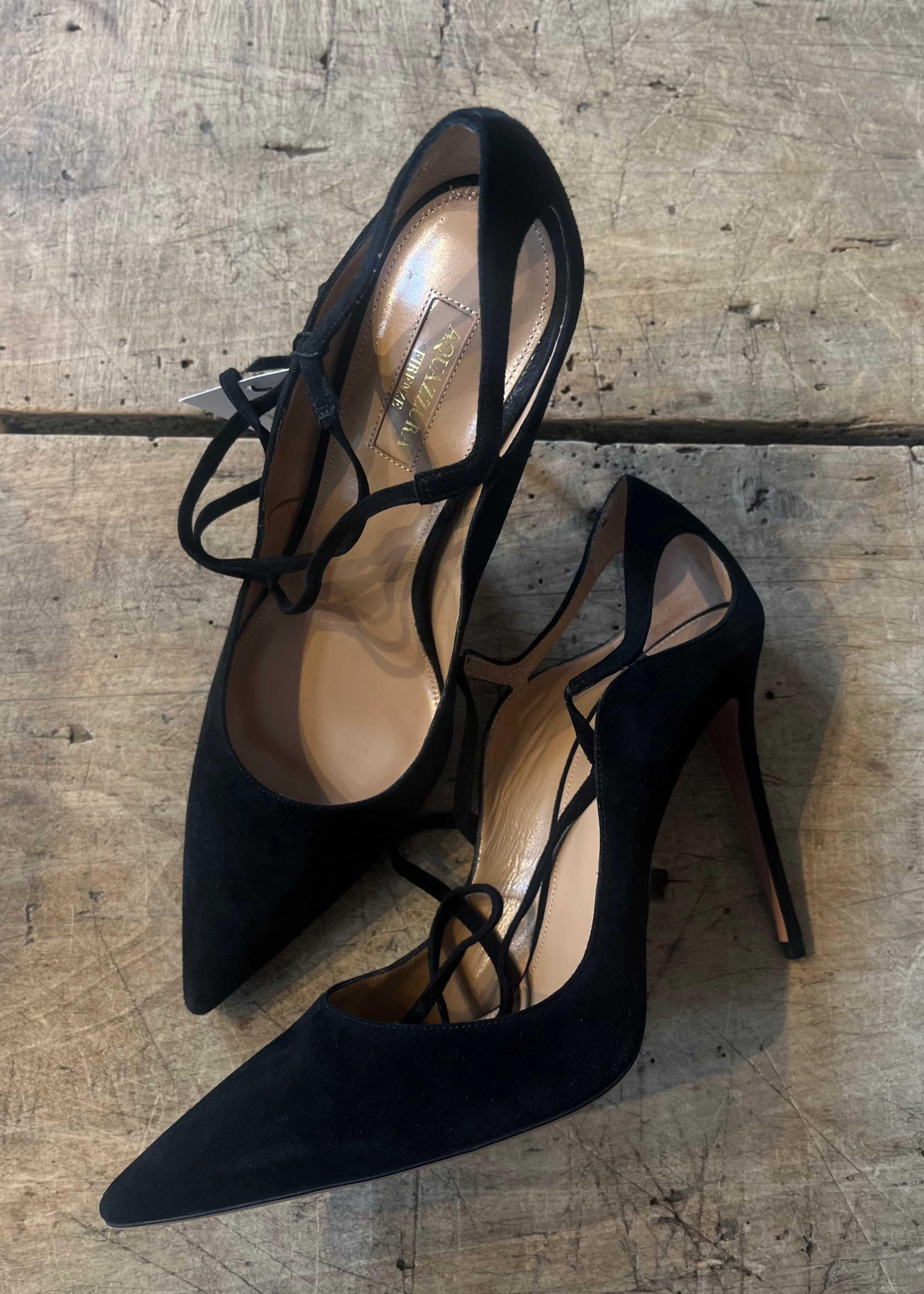 Schwarze High Heels
