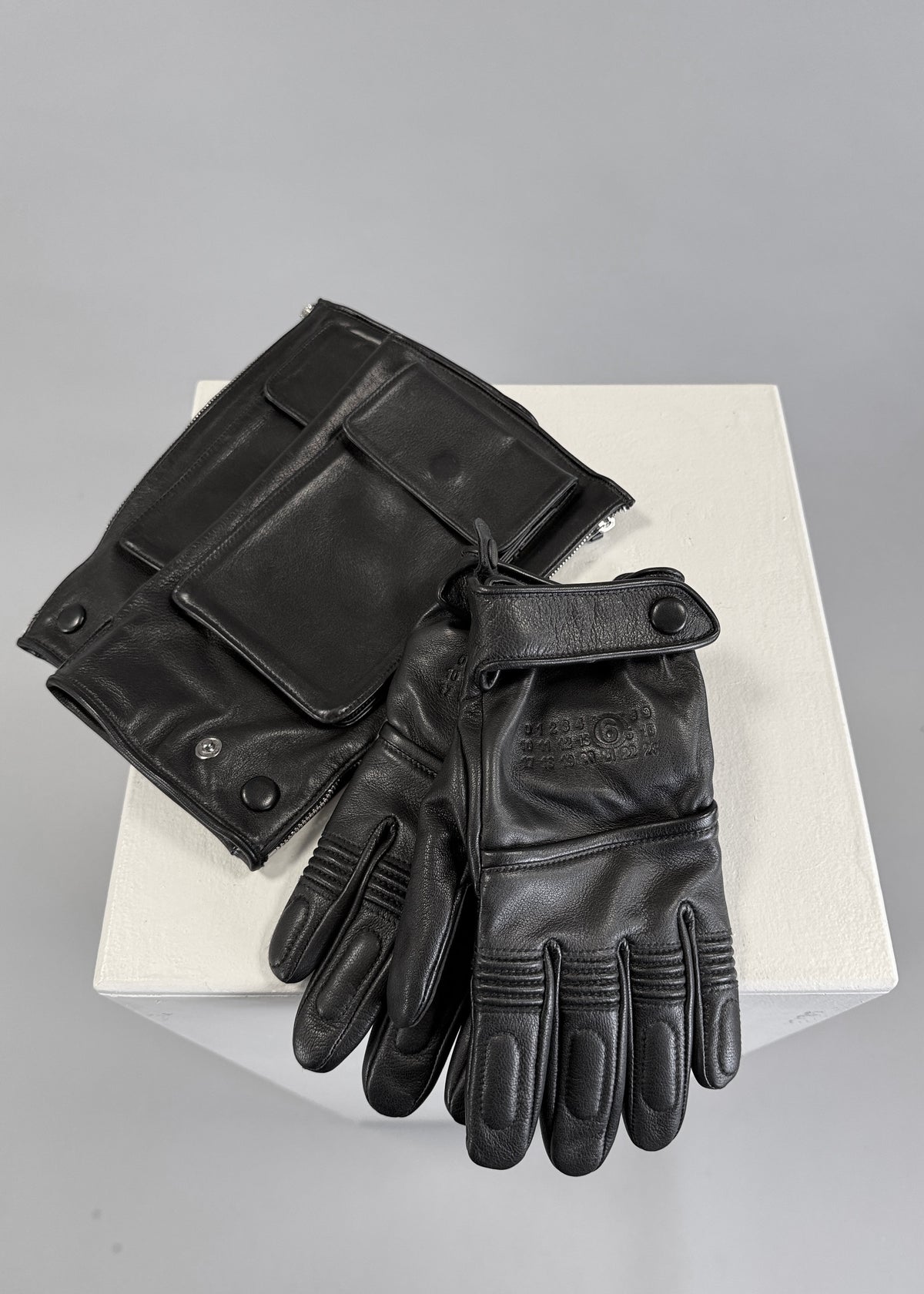 MM6 x Agnelle Lederhandschuh