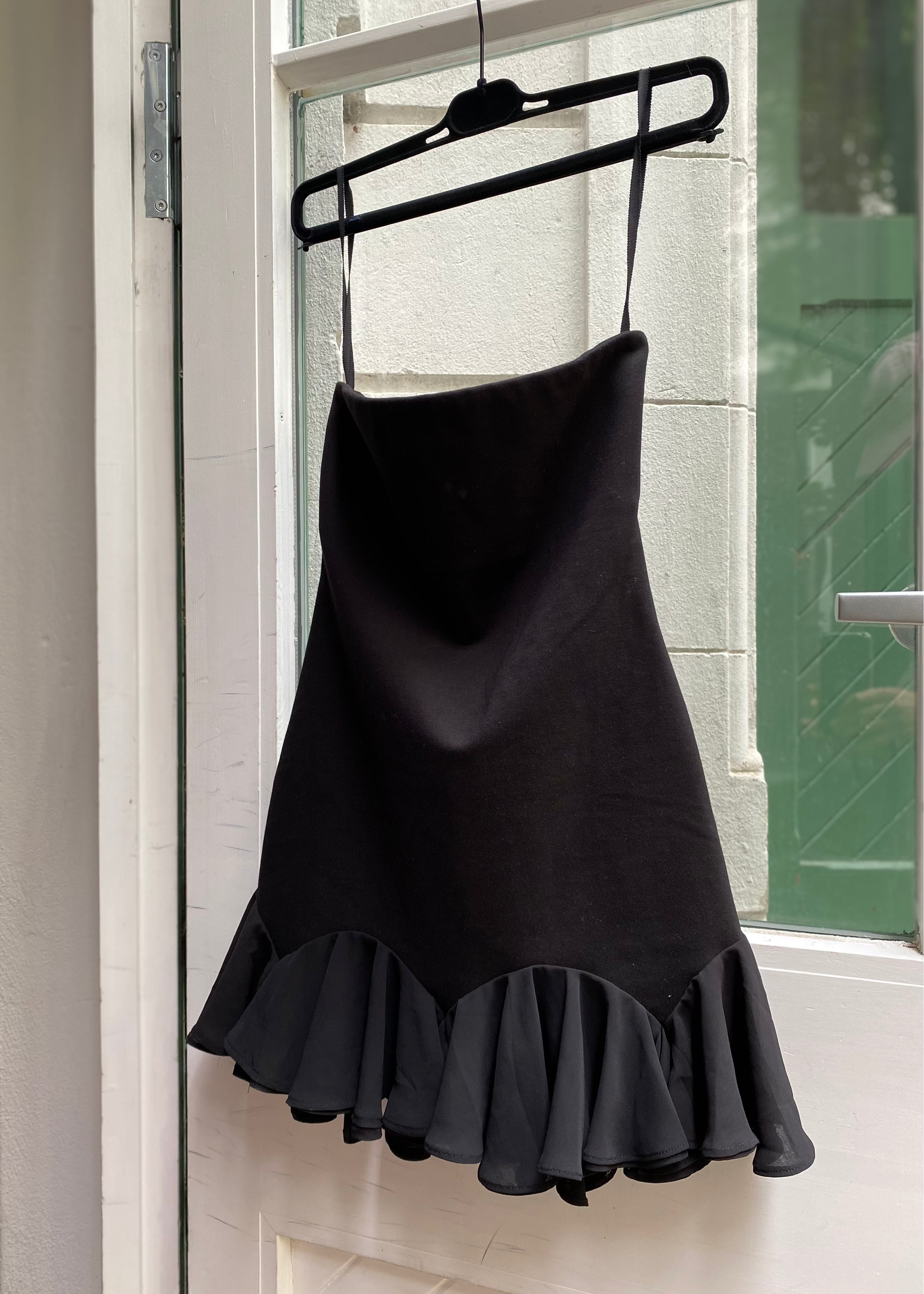 Schwarzes Bandeau Minikleid-Helsa-Dear Berlin