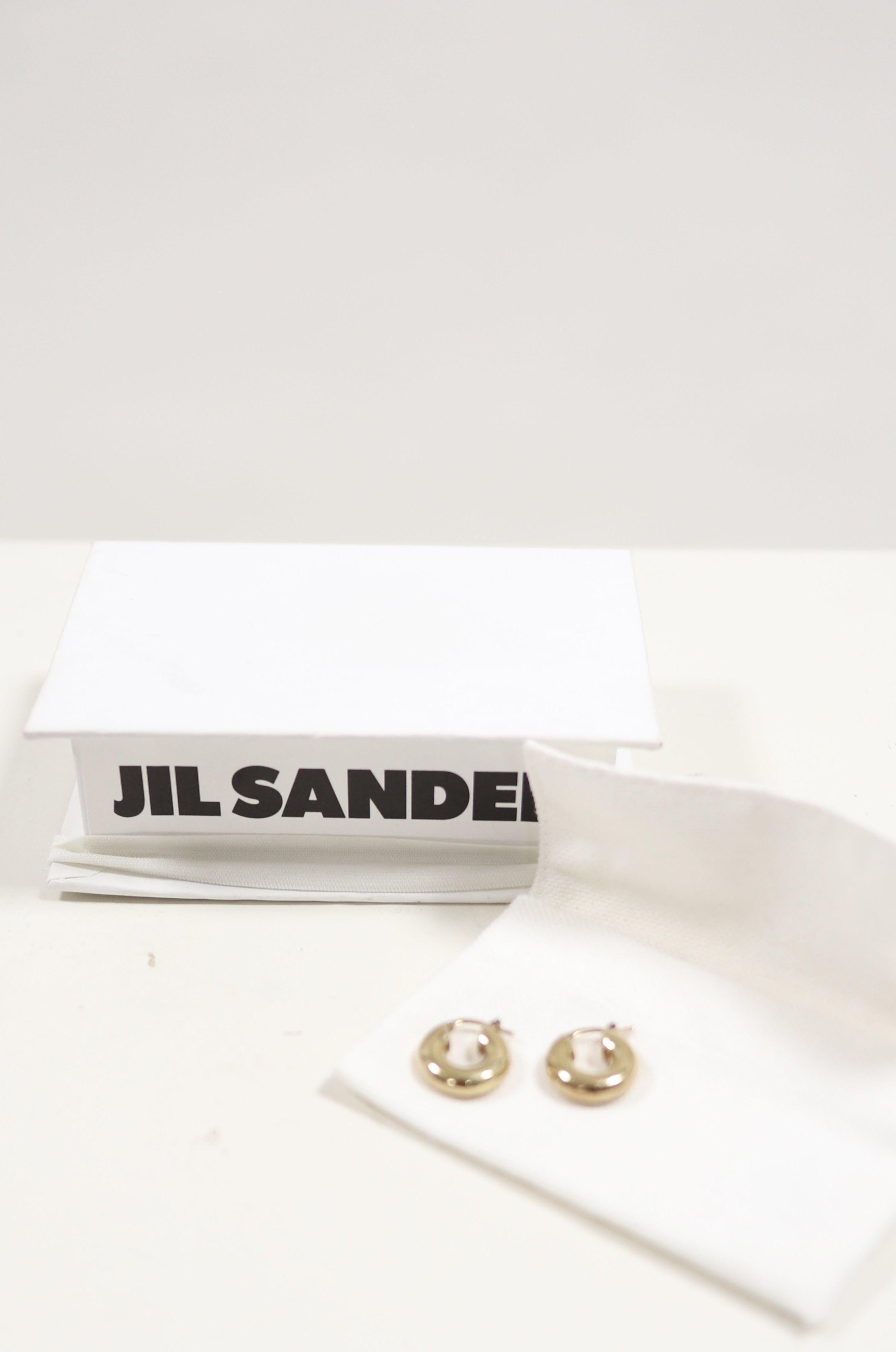 JIL SANDER hoop earrings