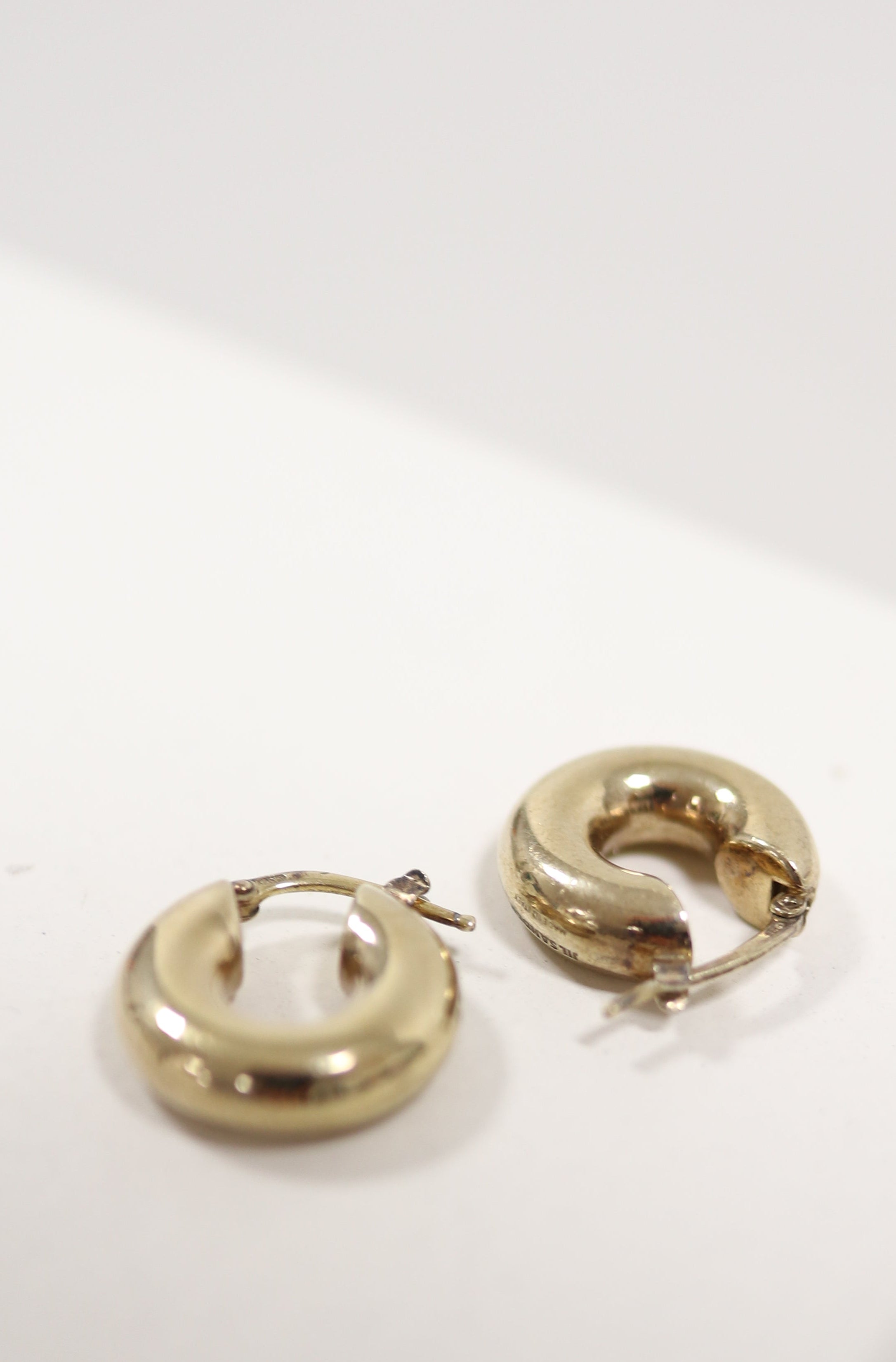 JIL SANDER hoop earrings