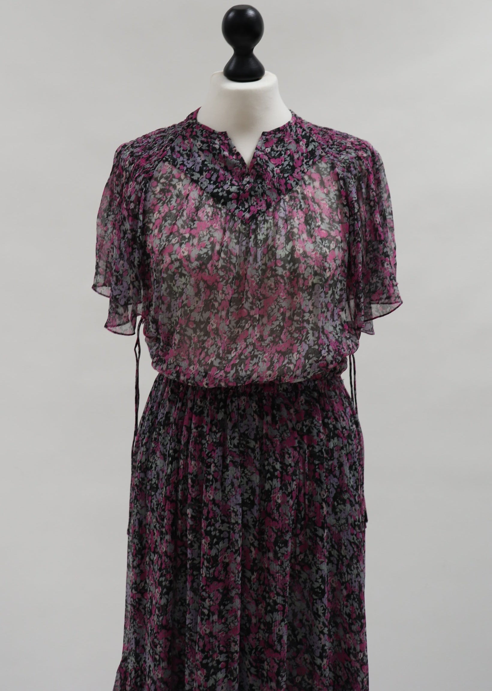 Isabel Marant Odelia Tired Silk Chiffon Dress- 34 Second Hand – Dear Berlin