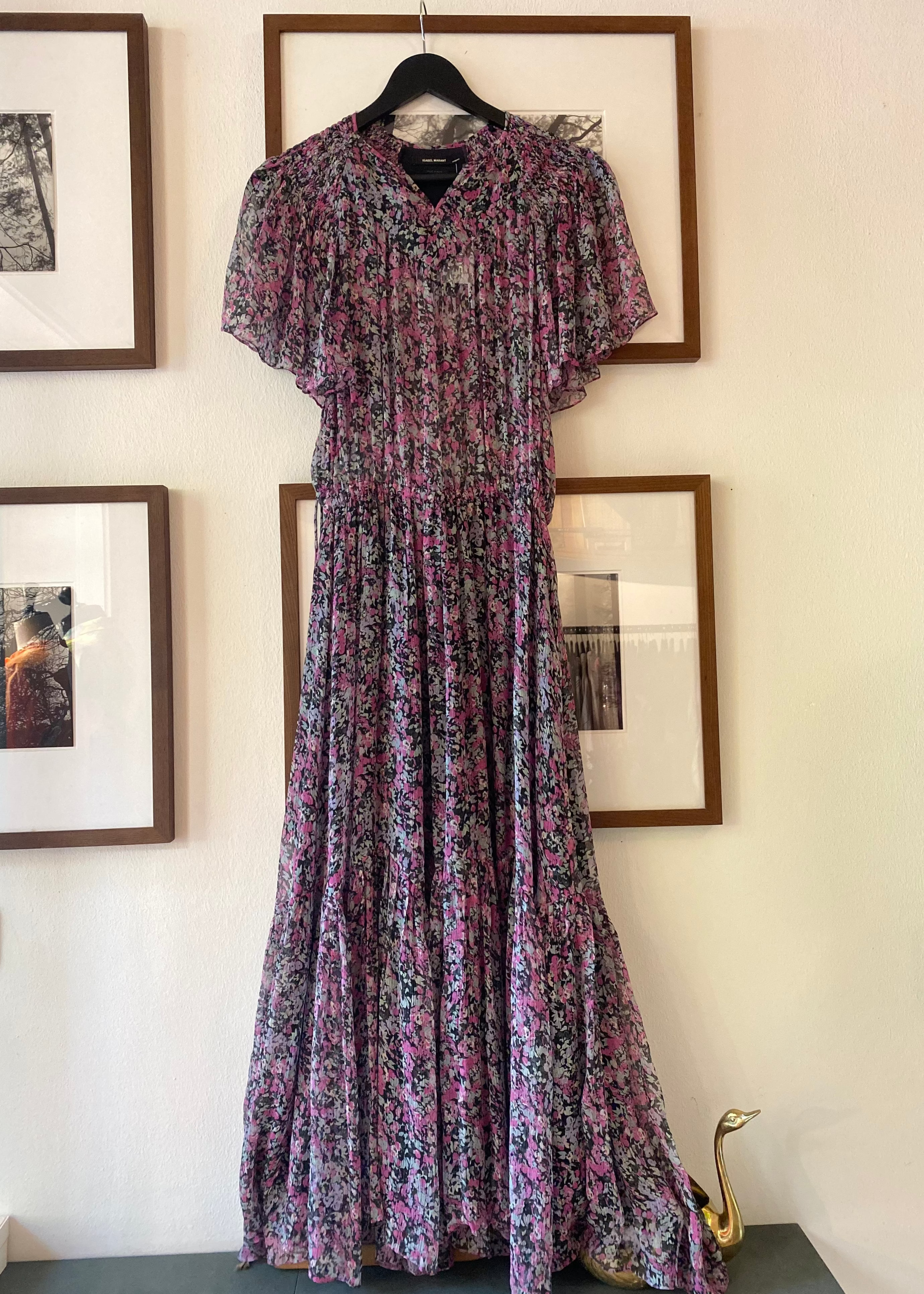 Isabel Marant Odelia Tired Silk Chiffon Dress- 34 Second Hand – Dear Berlin