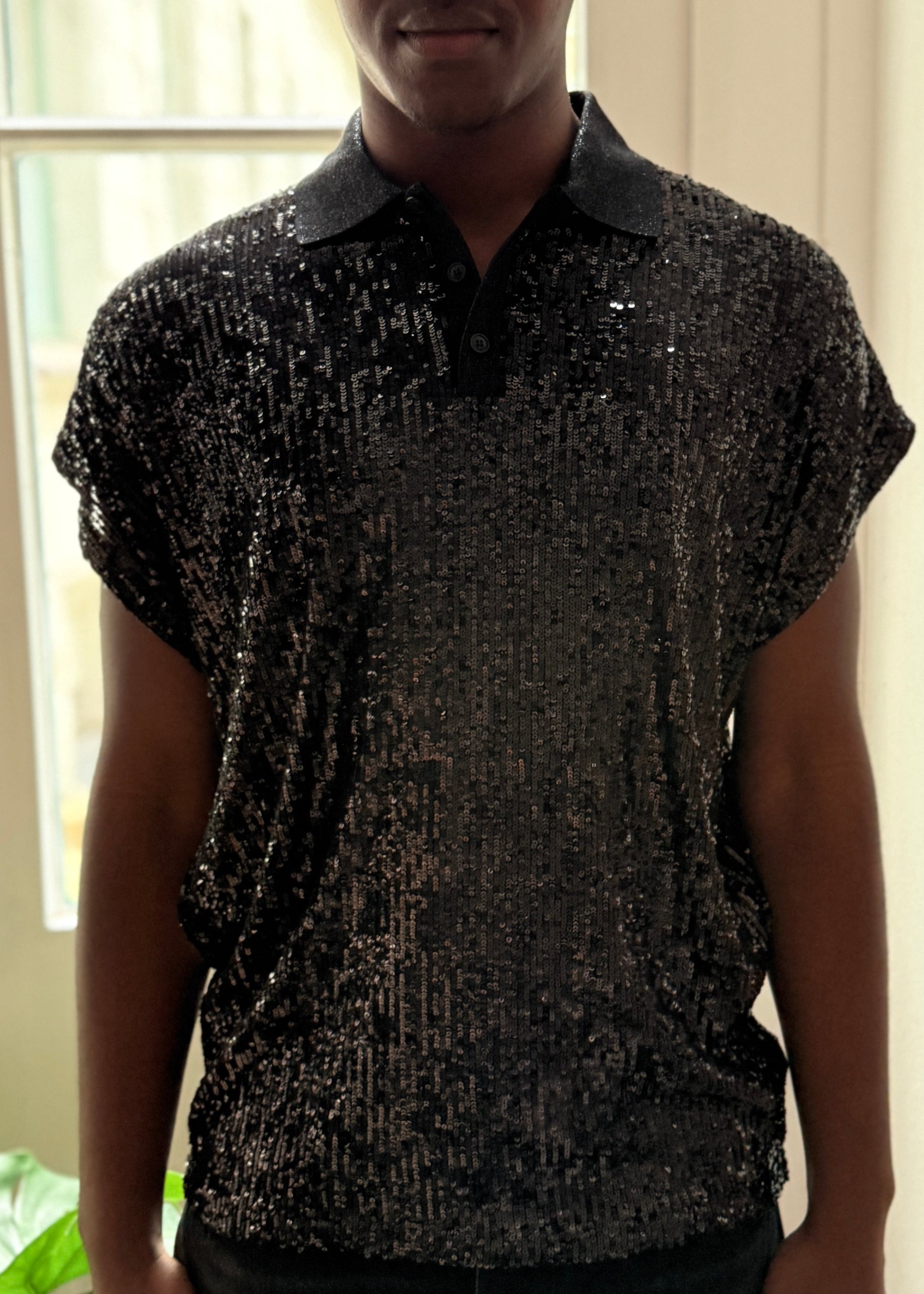 SAINT LAURENT Sequin Shirt