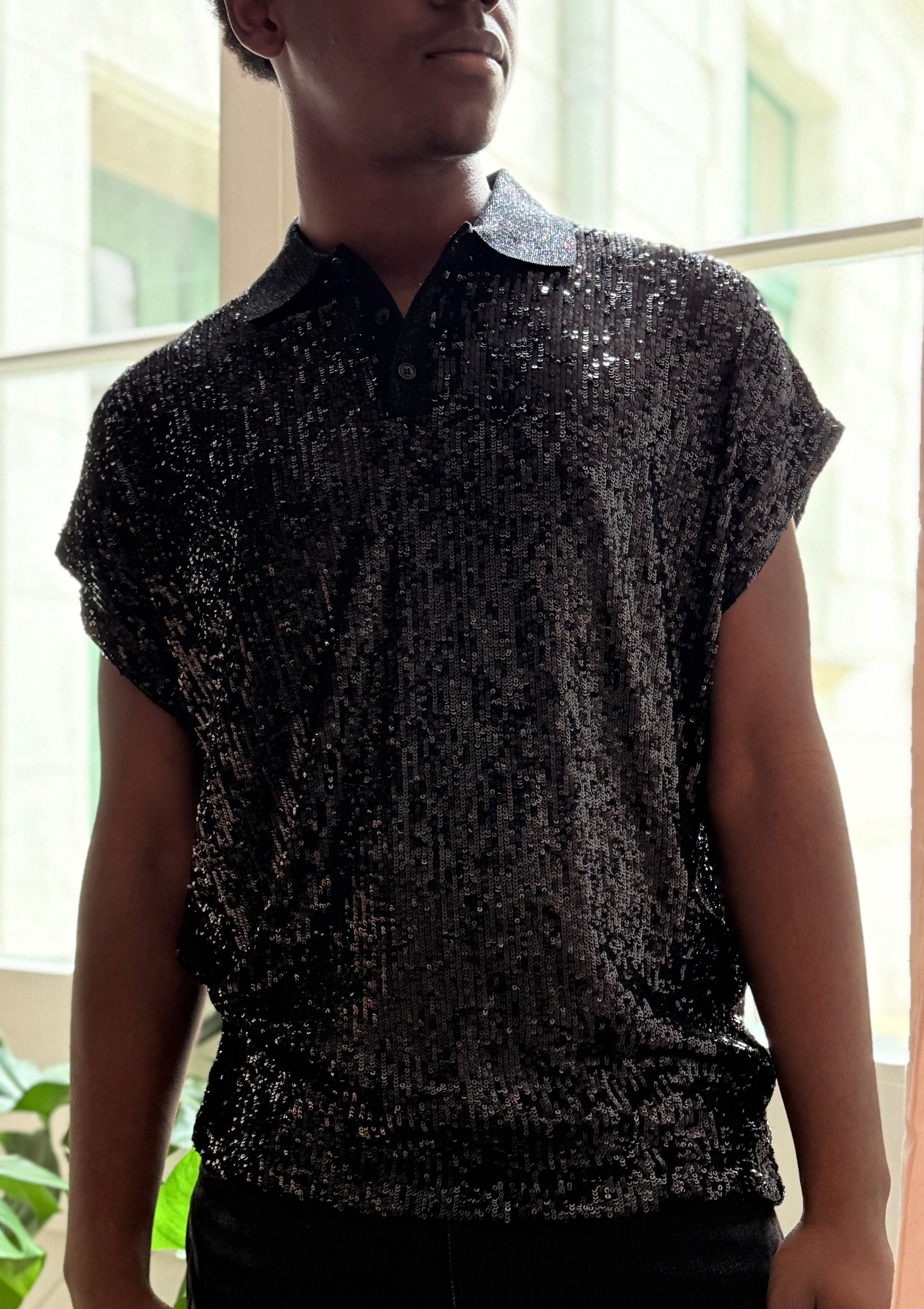 SAINT LAURENT Sequin Shirt