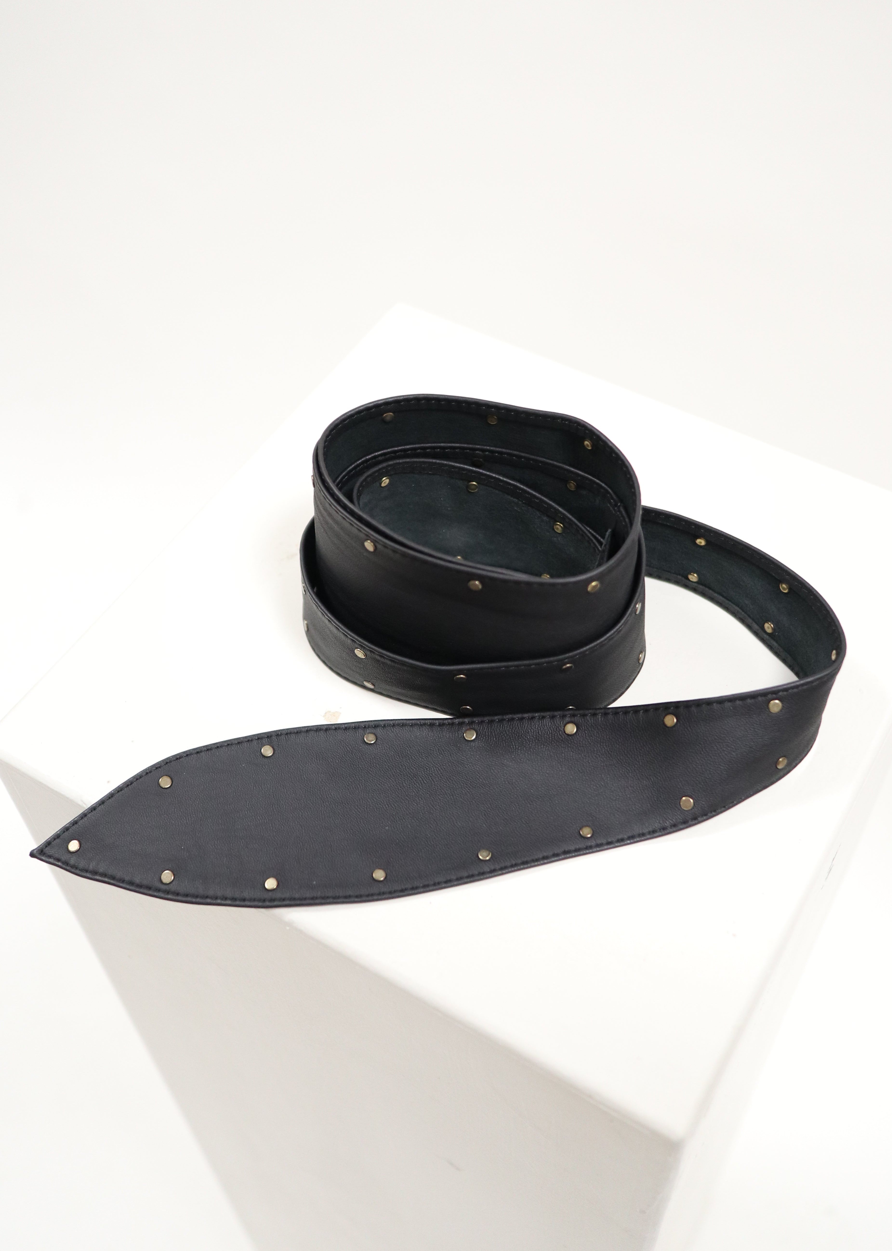 Sandro studded wrap belt