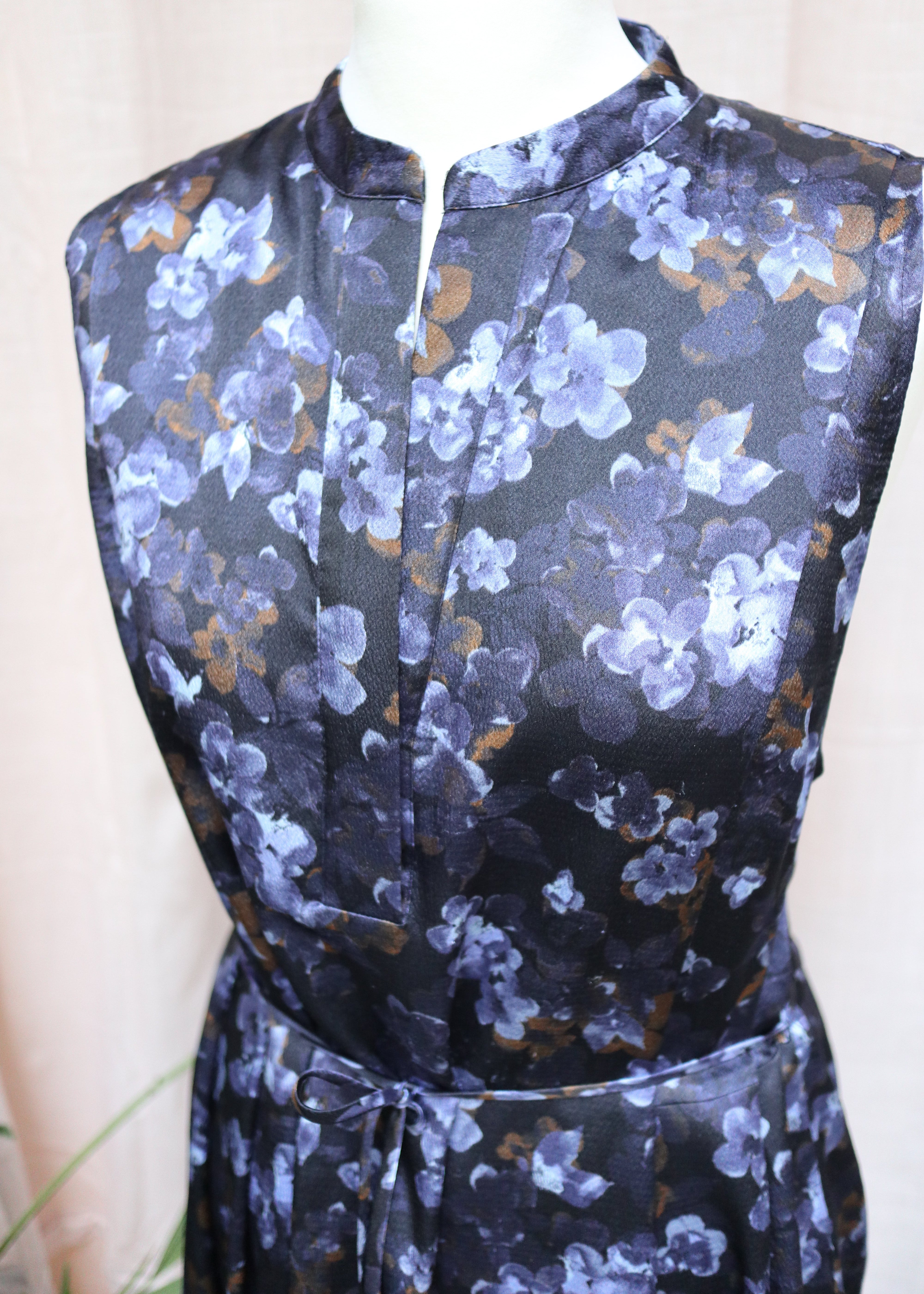 VINCE Satin Dress