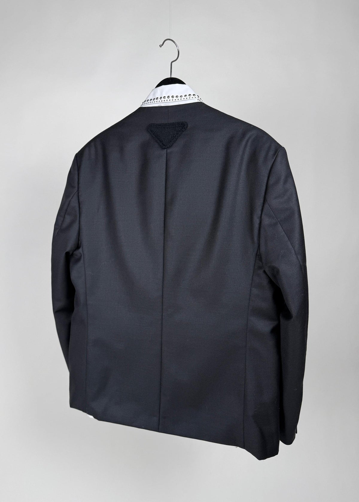 Prada Blazer mit Triangle -Logo - Schwarz Second Hand – Dear Berlin