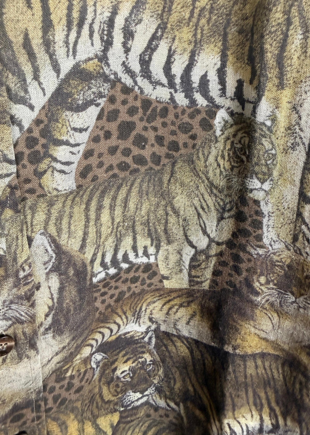 Etro Hemd mit Tigerprint allover Second Hand – Dear Berlin